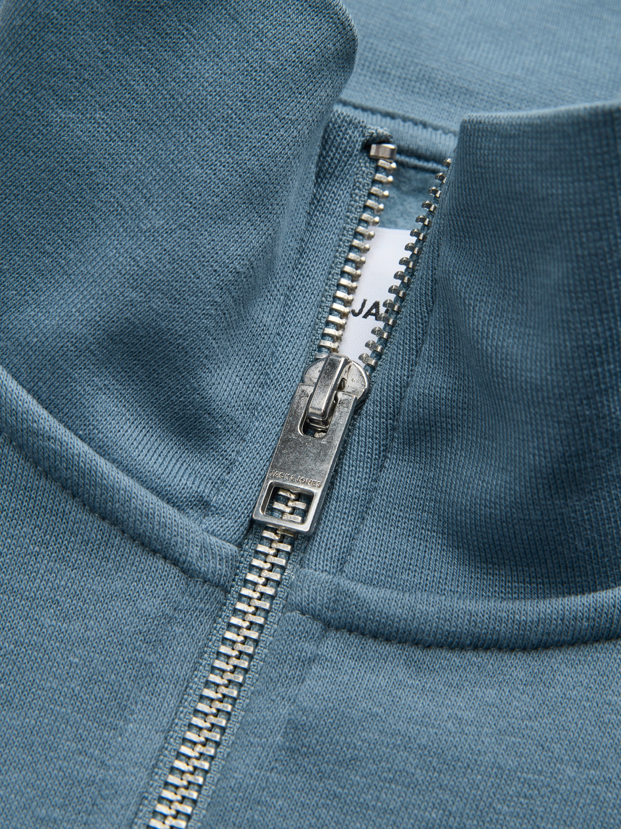 Jack & Jones Sweatshirt »JJESOHO SWEAT QUARTER ZIP HN NOOS«, Baumwollmischung, relaxed fit
