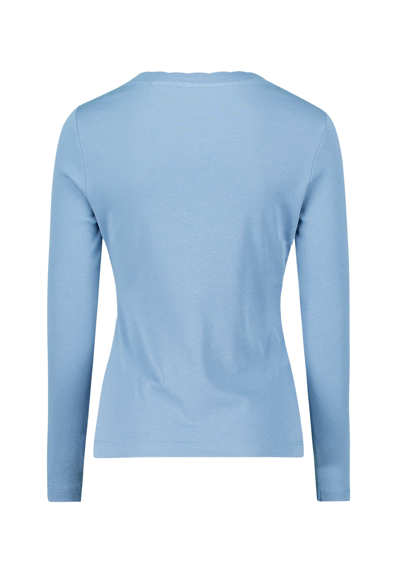 Zero Langarmshirt »Jersey-Shirt mit Wellenkante«
