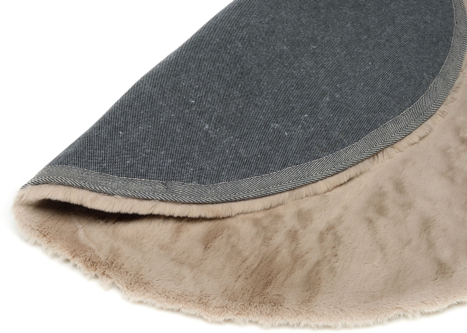 OCI DIE TEPPICHMARKE Hochflor-Teppich »BUFFY SOFT« rund 25 mm Höhe Fellteppich, weich , alle Räume Hochflor, Langflor