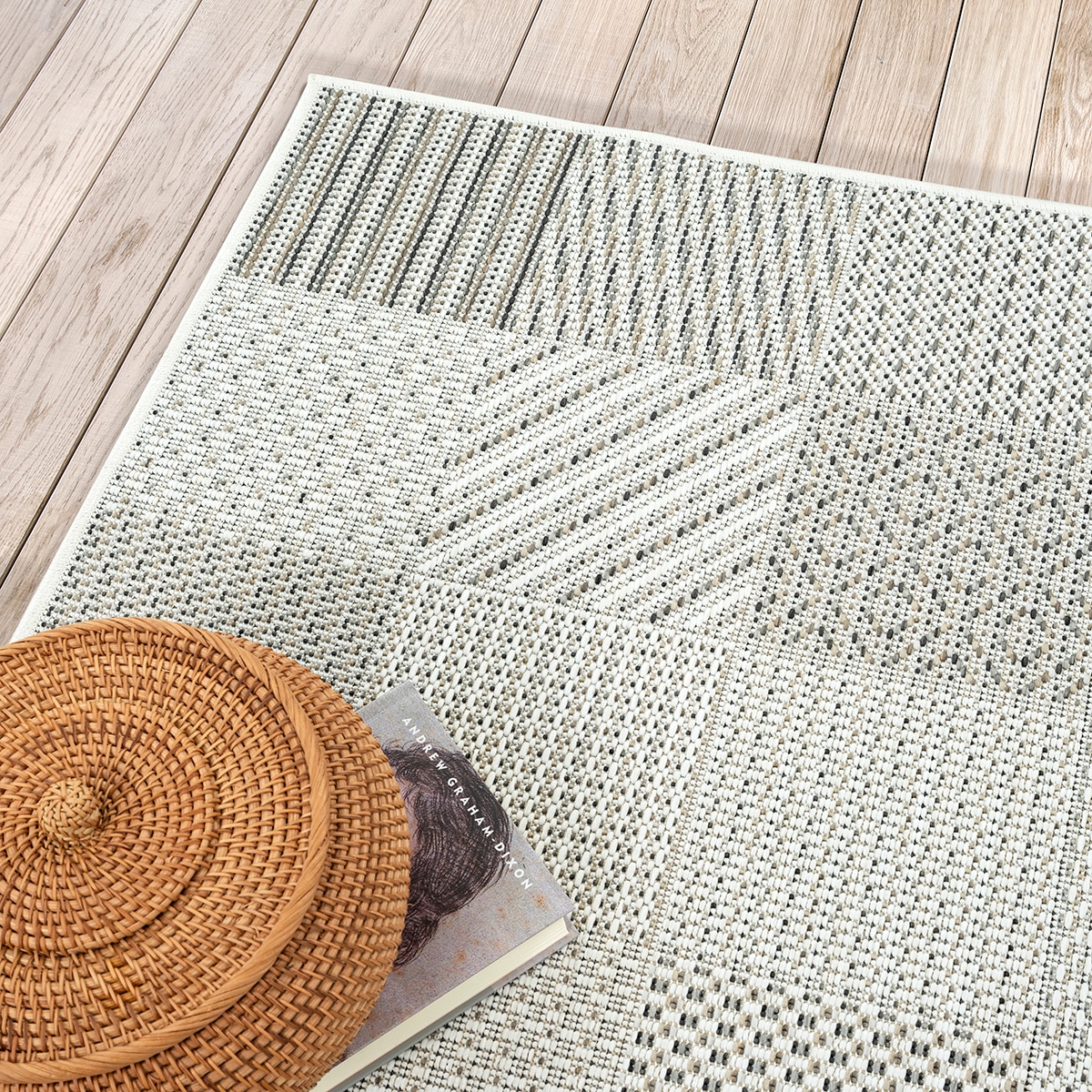 the carpet Teppich »Lagos« rechteckig 5 mm Höhe moderner robuster In und Outdoor Teppich