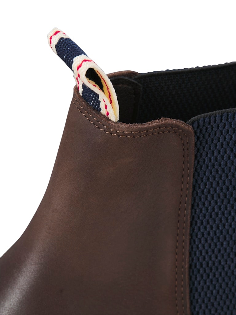 Jack & Jones Chelseaboots »JFWLEYTON«  mit Blockabsatz