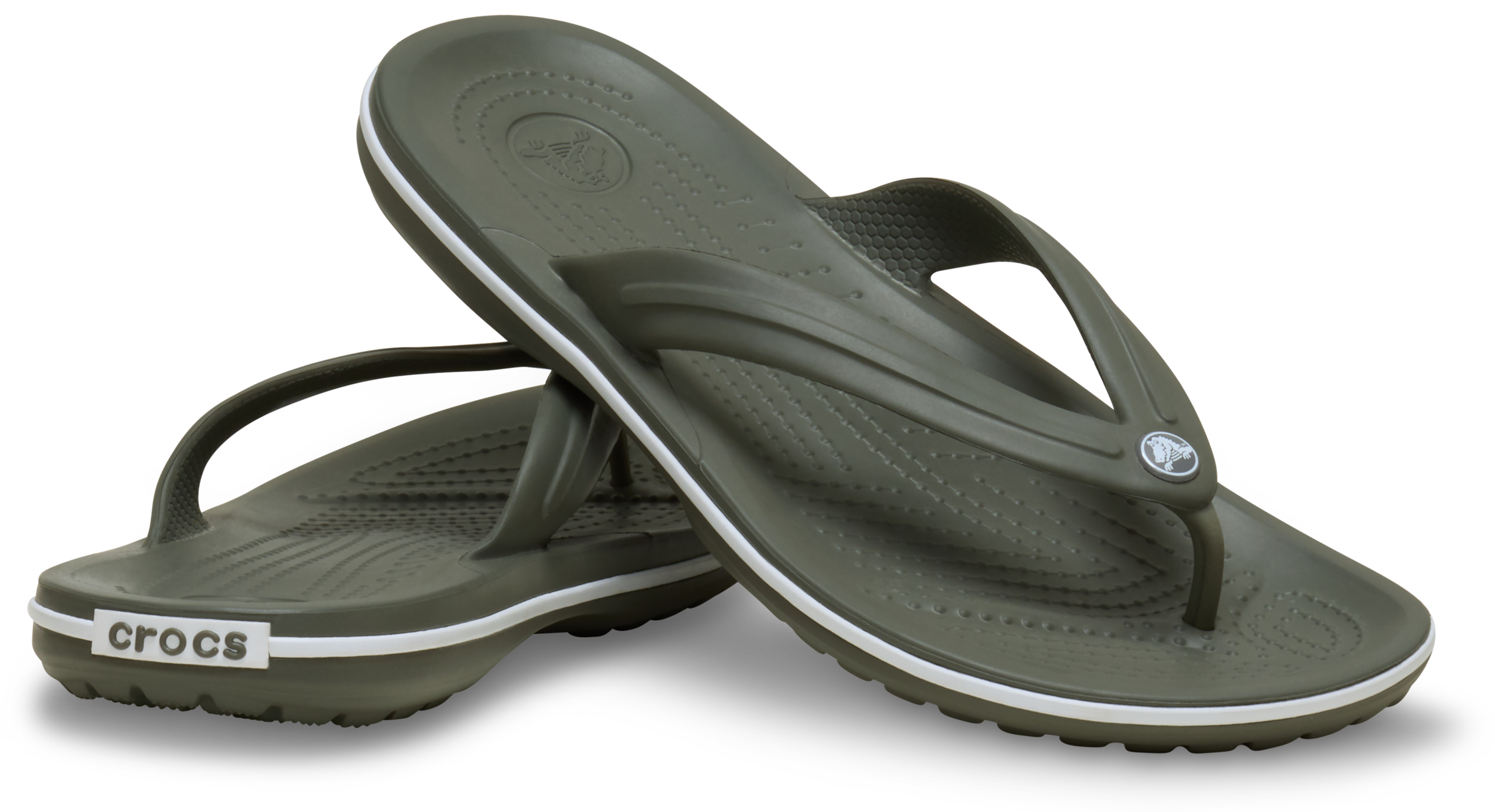Crocs Zehentrenner »Crocband Flip«  Sommerschuh, Schlappen, Poolslides, Dianette, zum Baden