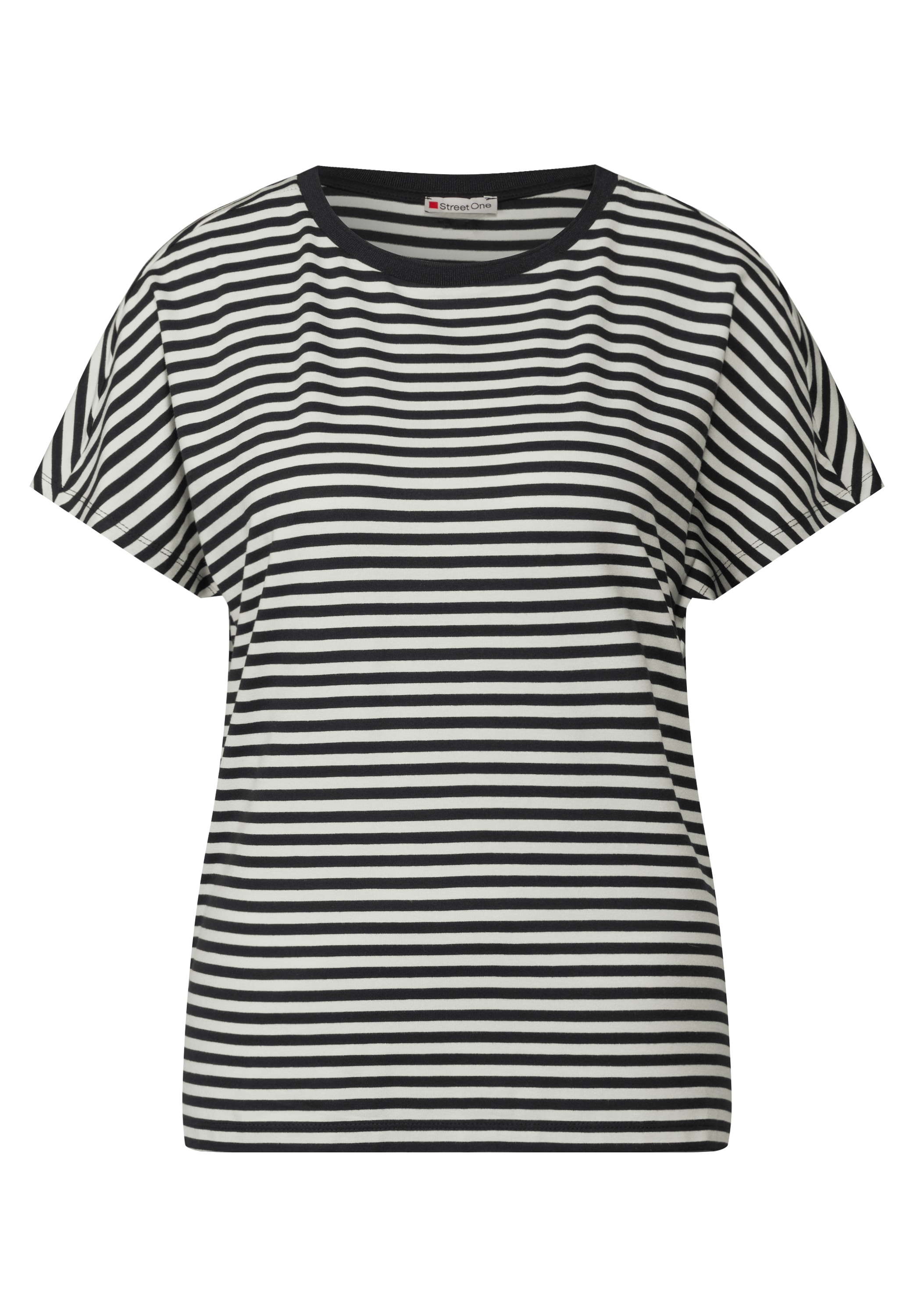STREET ONE T-Shirt »Style Crista«, mit Streifen Muster