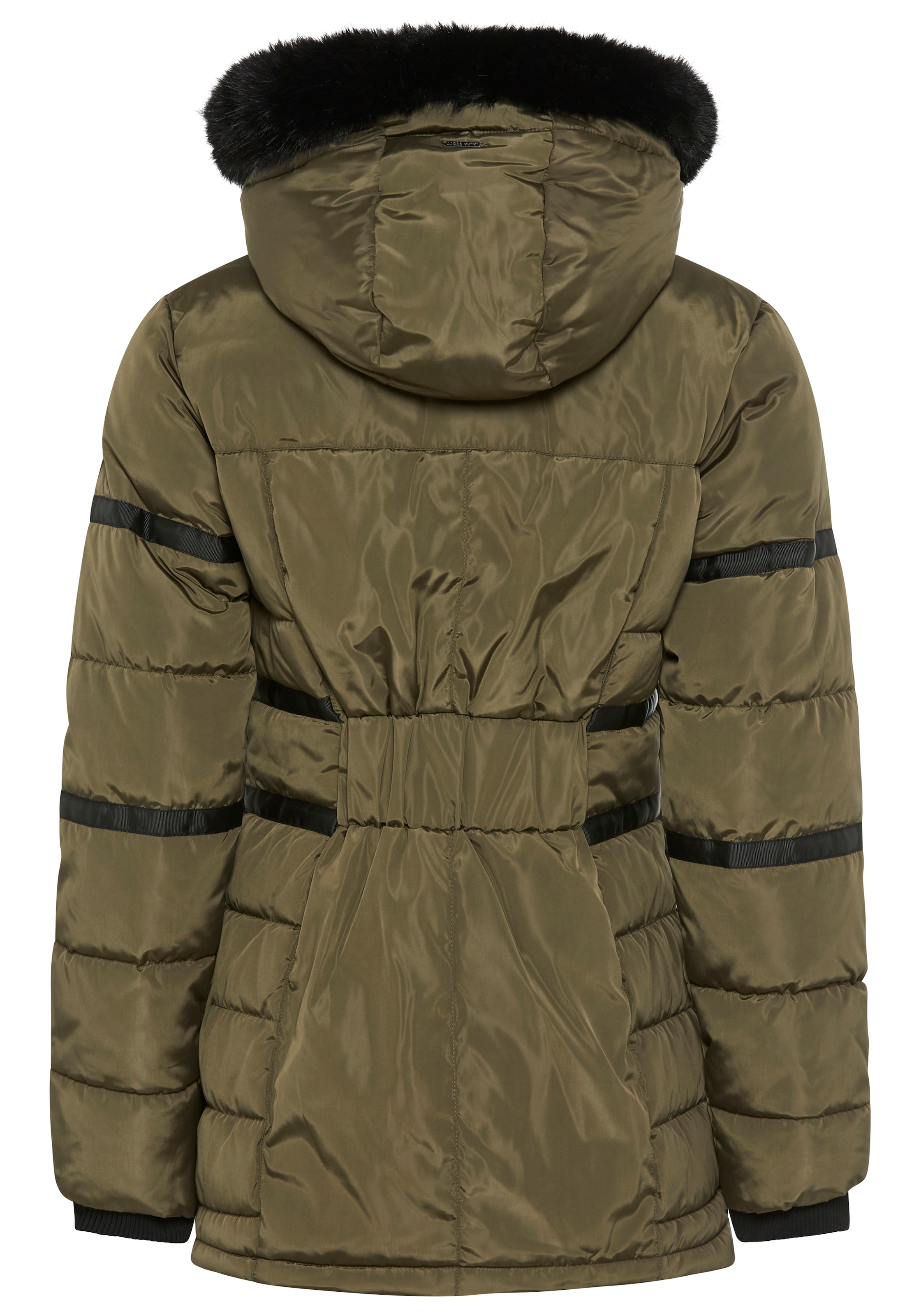 Laura Scott Winterjacke, mit Kapuze, figurumschmeichelnde Passform, mit abnehmbarer Kapuze