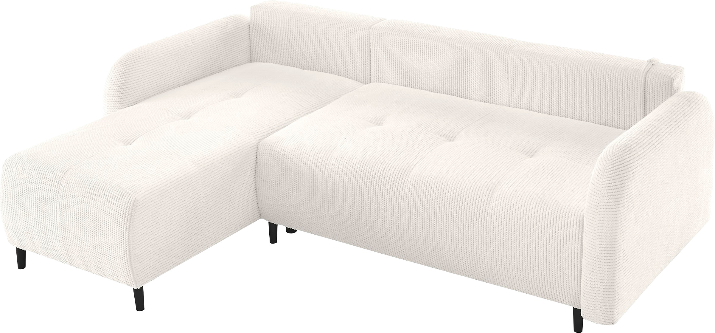 Leonique Ecksofa »BLAISE«, mit Bett-Funktion (Liegefläche 140/200 cm), Zier- und Rückenkissen