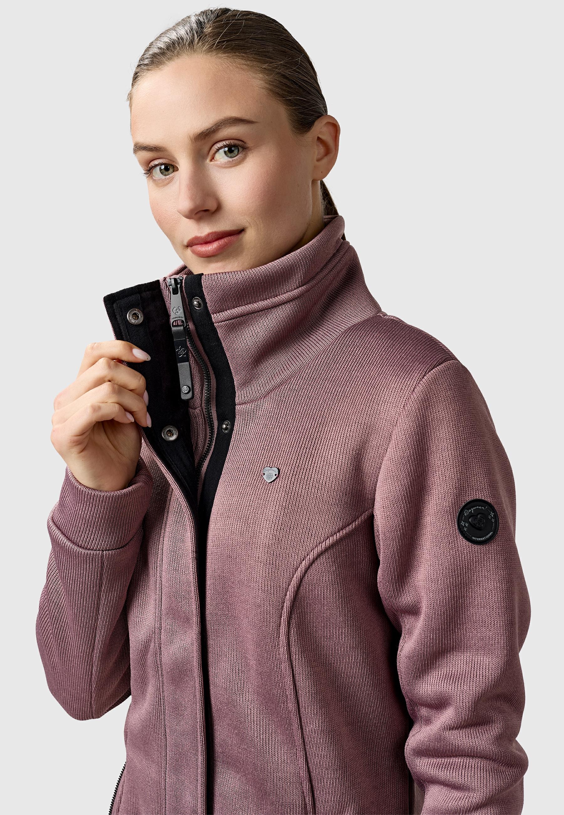Ragwear Kurzjacke »Sweatjacke Letrice Bonded«