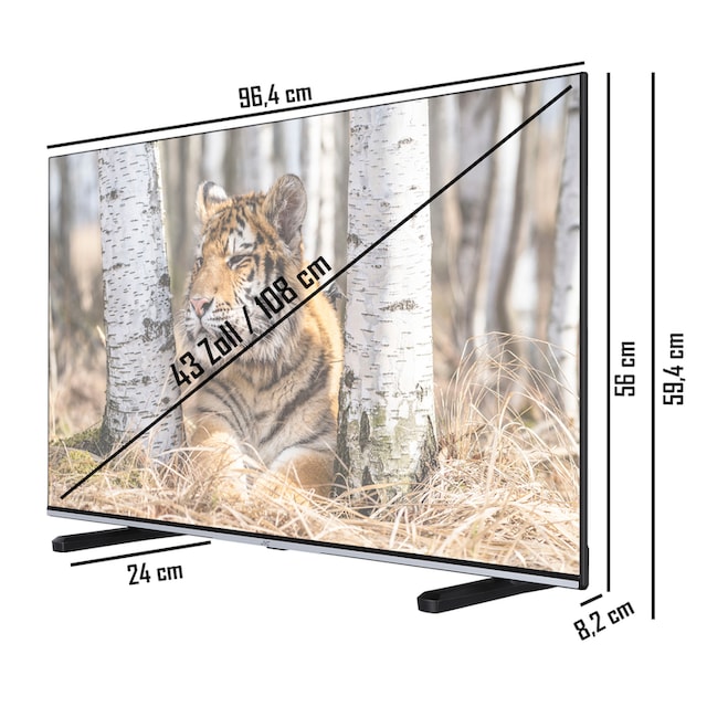 JVC LED-Fernseher »LT-43VFE5155«, 108 cm/43 Zoll, Full HD, Smart-TV jetzt  kaufen bei OTTO