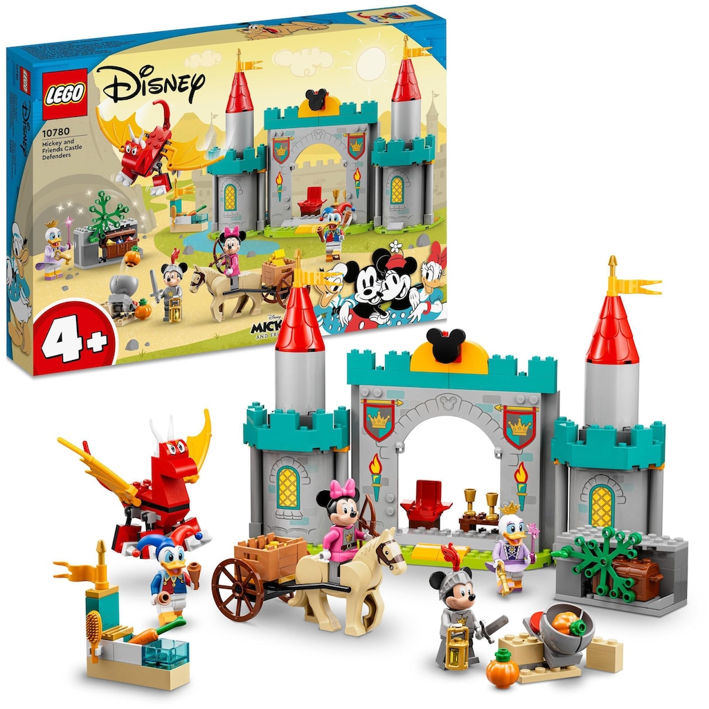 LEGO® Konstruktionsspielsteine »Mickys Burgabenteuer (10780), LEGO® Disney«, (215 St.)