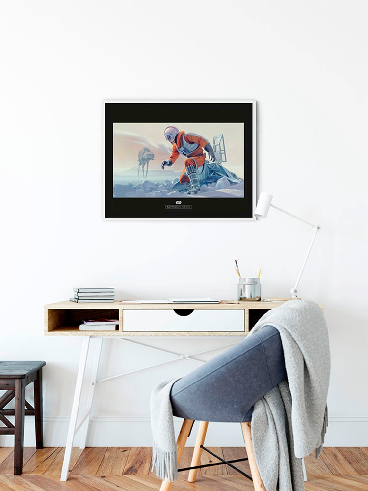 Komar Bild »Star Wars Classic RMQ Hoth Battle Pilot« Star Wars 1 Stk. tlg. Wandbild zur Dekoration im Kinderzimmer - ohne Rahmen