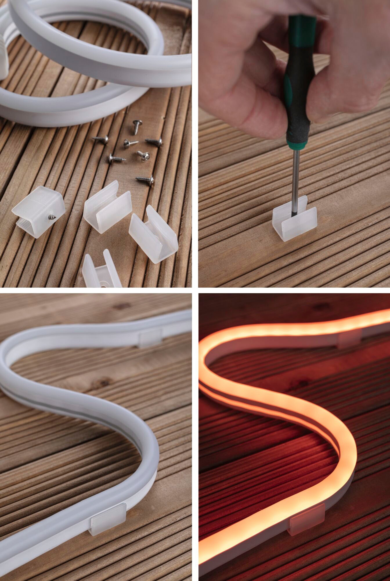 Paulmann LED-Streifen »SimpLED Outdoor Basisset 3m IP44 19,5W 38lm/m RGB beschichtet«, 1 St.-flammig