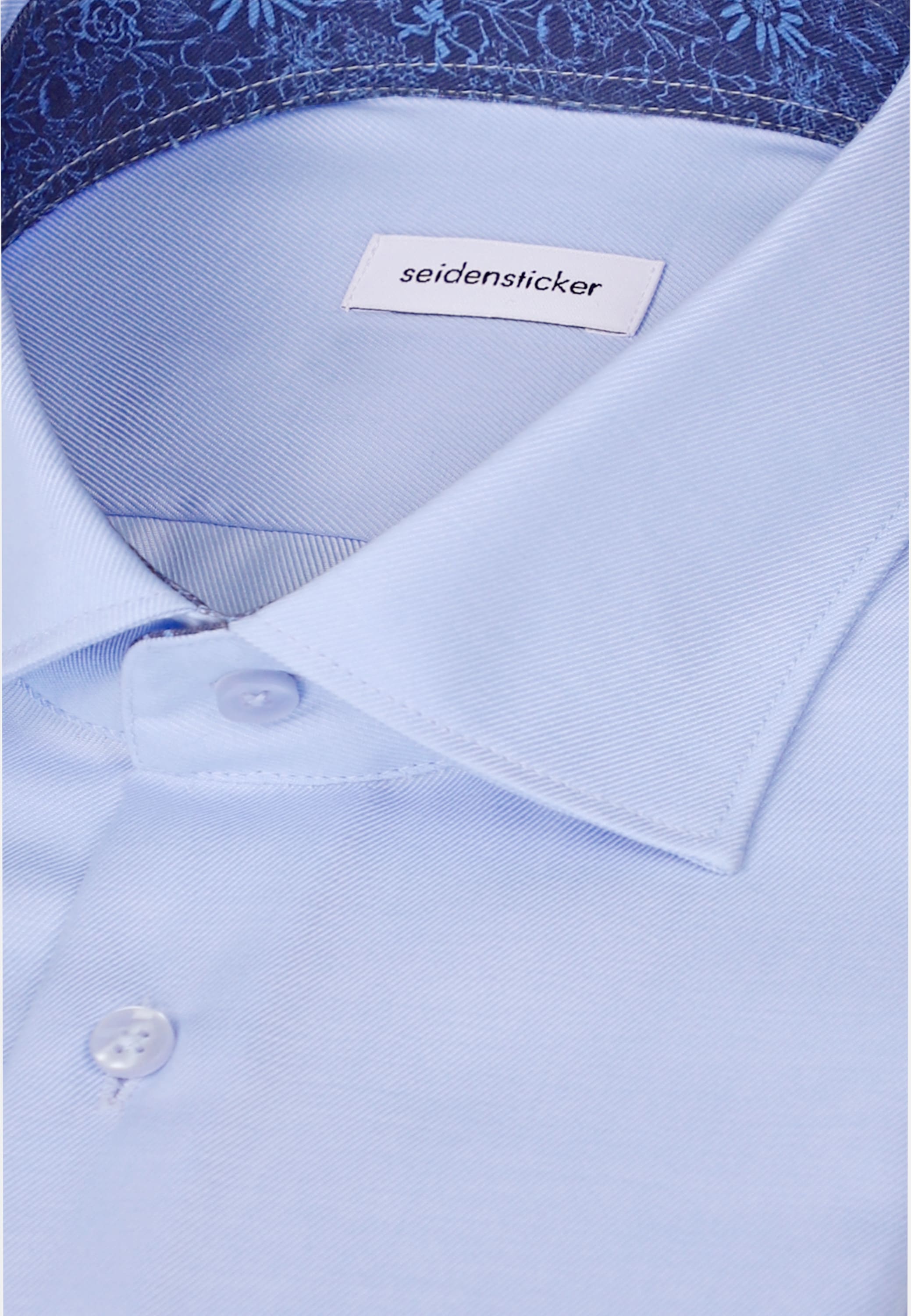 seidensticker Businesshemd »Schwarze Rose« Slim 1/1 Kentkragen Uni