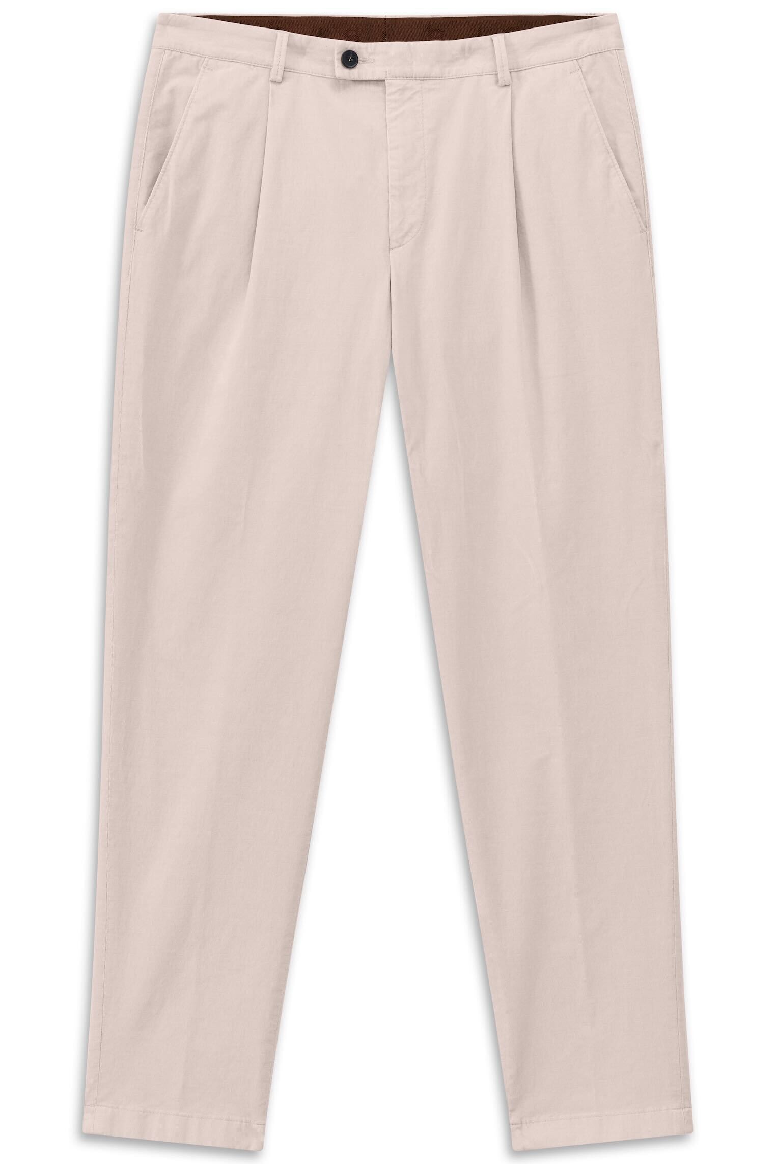 bugatti Bundfaltenhose »Tapered Fit«  aus Luxury Pima Cotton Feincord