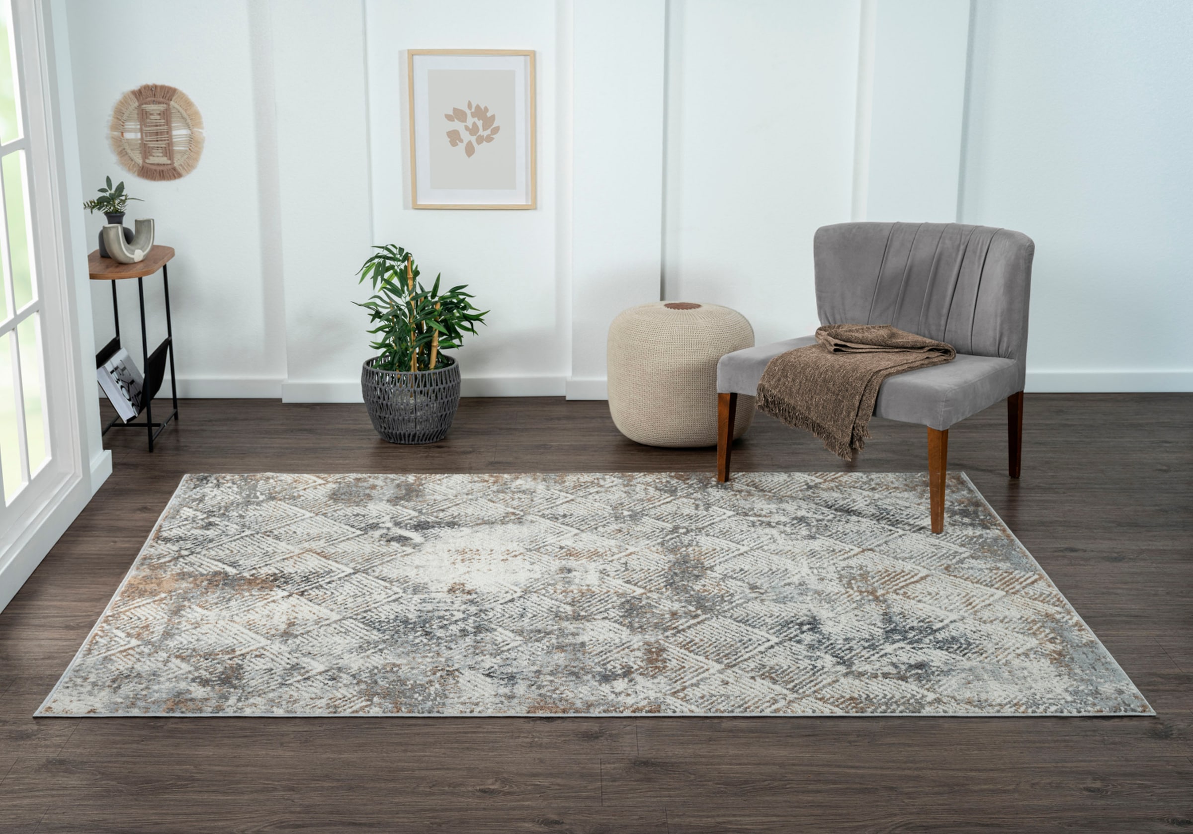 Myflair Möbel & Accessoires Teppich »My Heart«, rechteckig, 8 mm Höhe, Kurzflor, Scandi-Design, besonders weich durch Microfaser