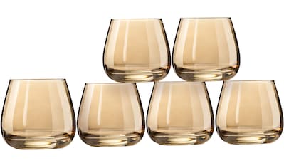 my home Whiskyglas »Naila«, (Set, 6 tlg.), mit hochwertiger, goldfarbener Optik, 300... kaufen