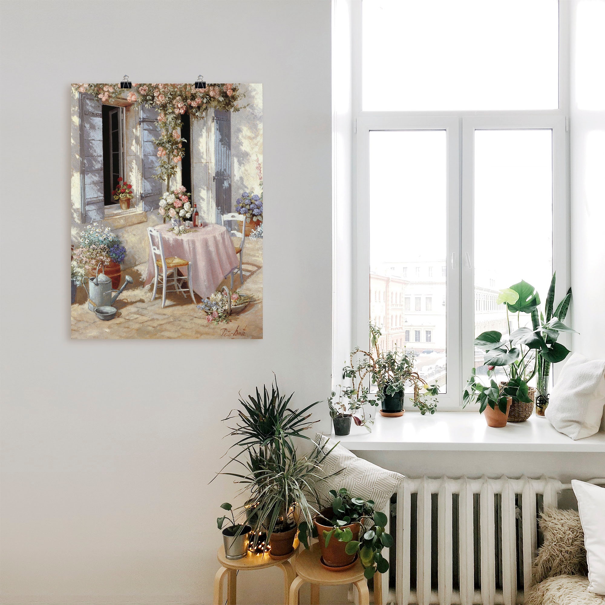 Artland Wandbild »Einladung« Garten 1 Stk. tlg. als Leinwandbild, Poster in verschied. Größen