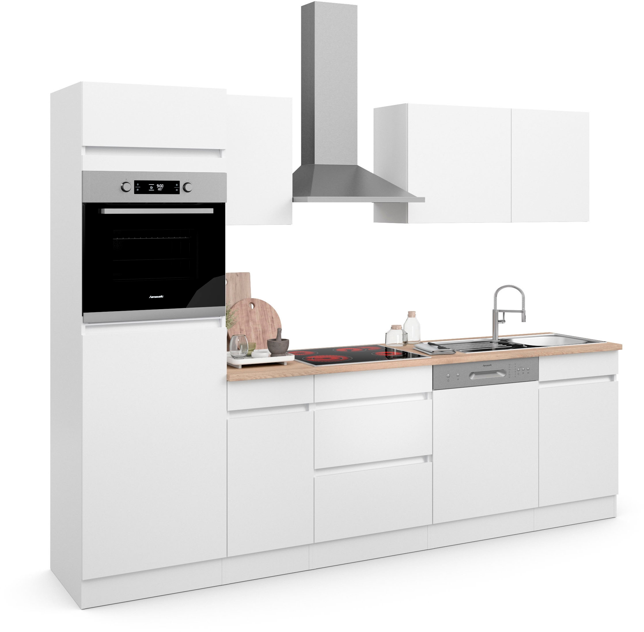 OPTIFIT Küche »Safeli«, Breite 270 cm, wahlweise mit oder ohne Hanseatic-E-Geräte