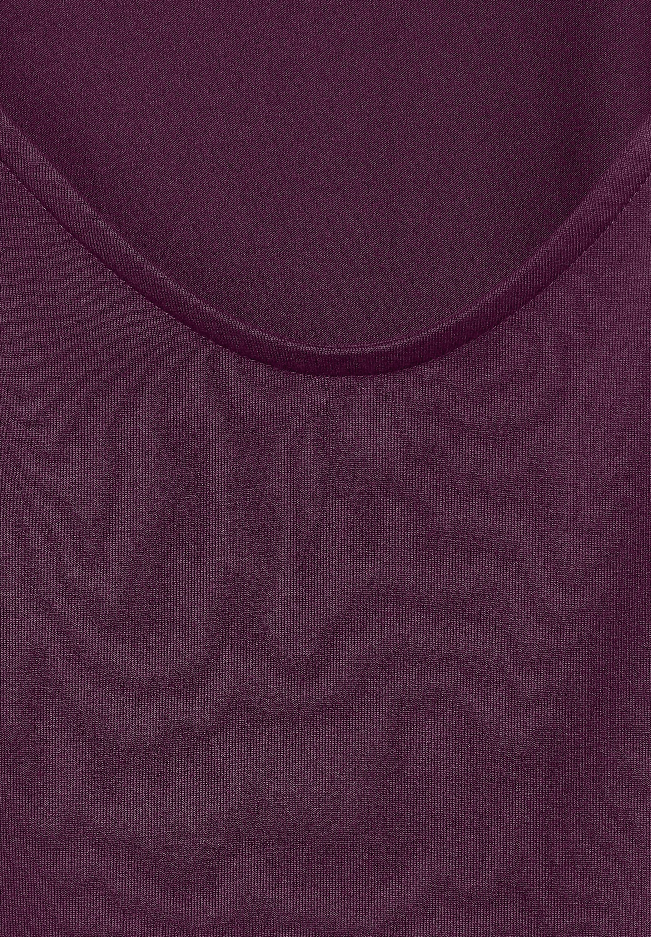STREET ONE Shirttop, mit V-Ausschnitt