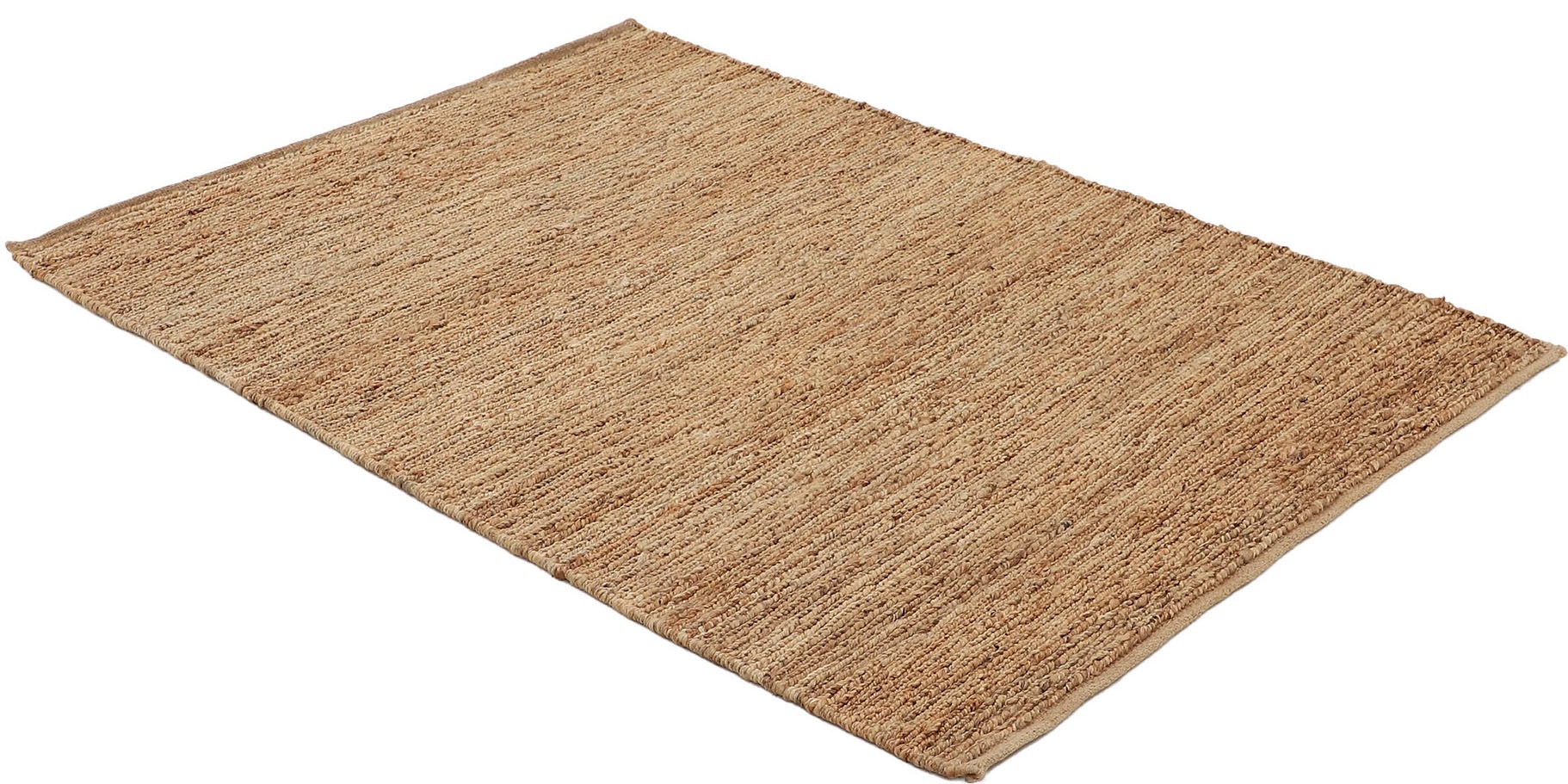 carpetfine Teppich »Nala Juteteppich Naturfaser«, rechteckig, 9 mm Höhe, wendbar, aus 100% Jute, in vielen Größen und Formen, quadratisch, rund