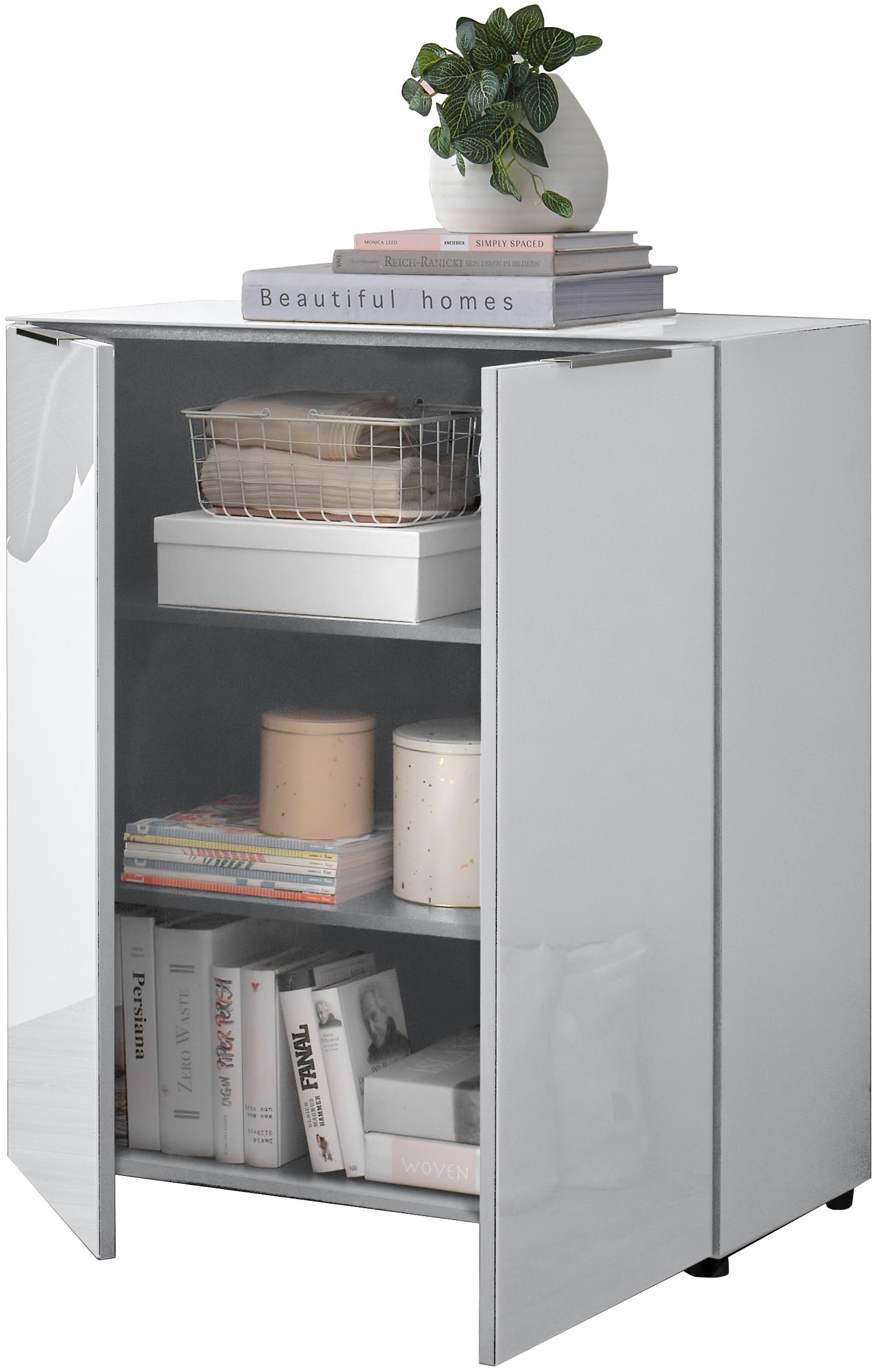 HBZ Kommode »Santorin, BxHxT 90x99x40 cm« 1 Stk. tlg. Breite 90cm, Softclose für Türen, Melaminbeschichtung