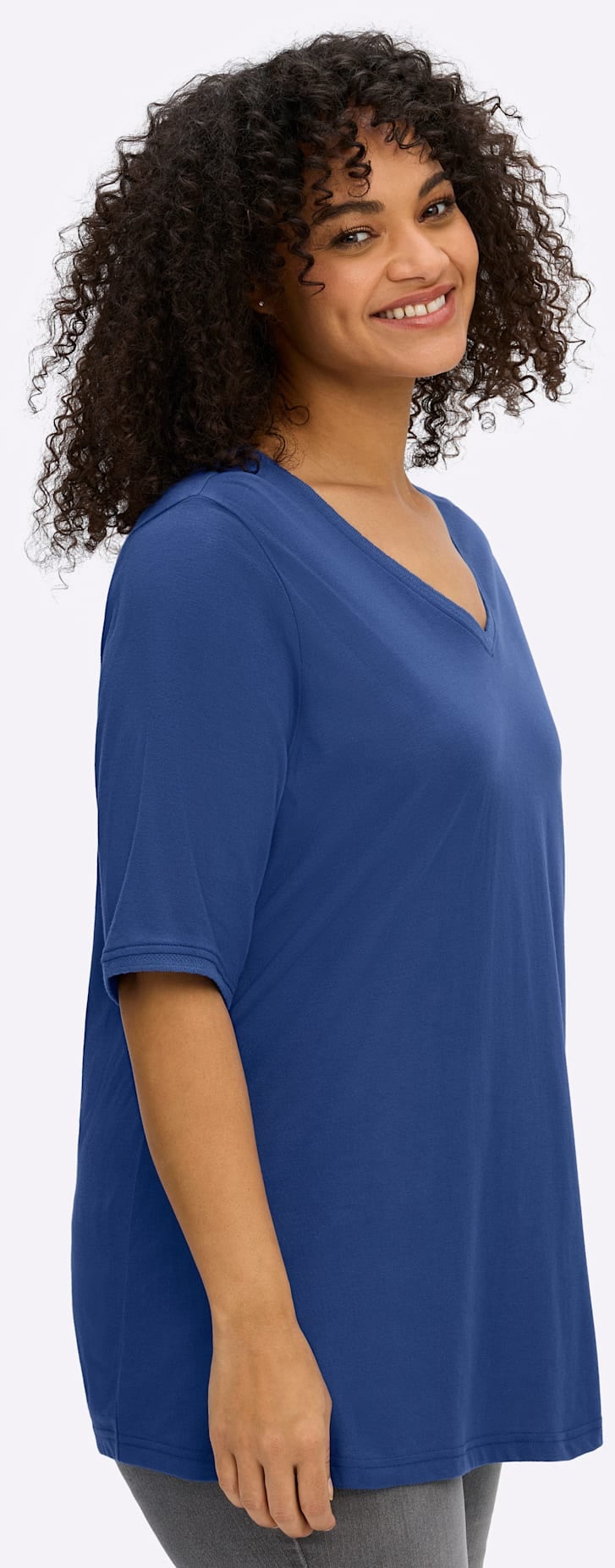 Sheego V-Shirt »Shirt« 1