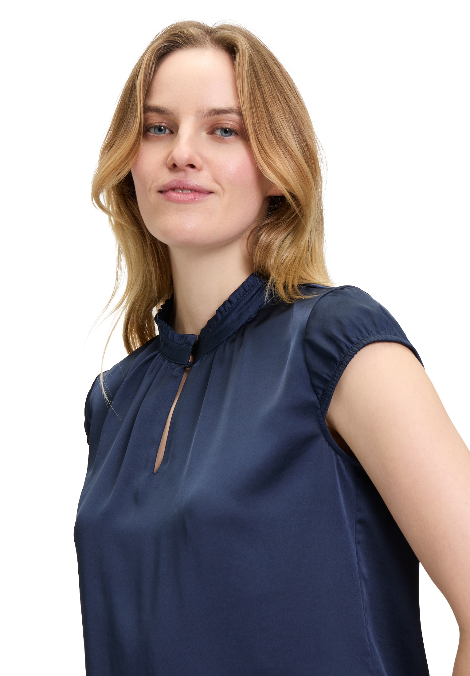 Betty&Co Schlupfbluse »Schlupfbluse kurzarm«