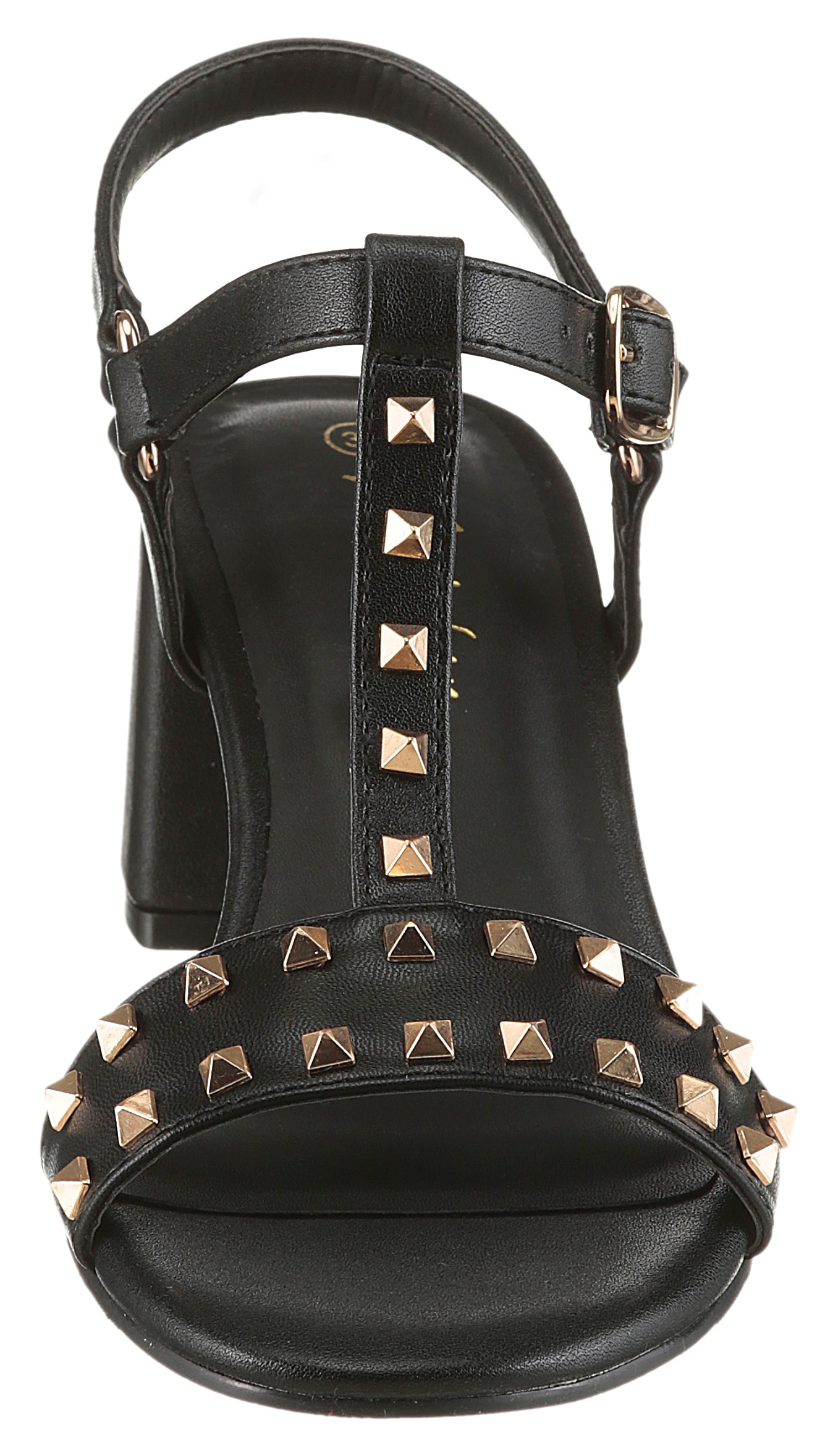 Aniston SHOES Riemchensandalette  Sommerschuh, Blockabsatz, Nietenverzierung - NEUE KOLLEKTION