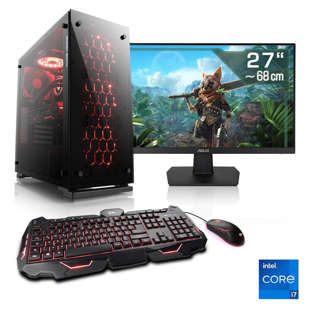 CSL Gaming-PC-Komplettsystem »HydroX V27128«