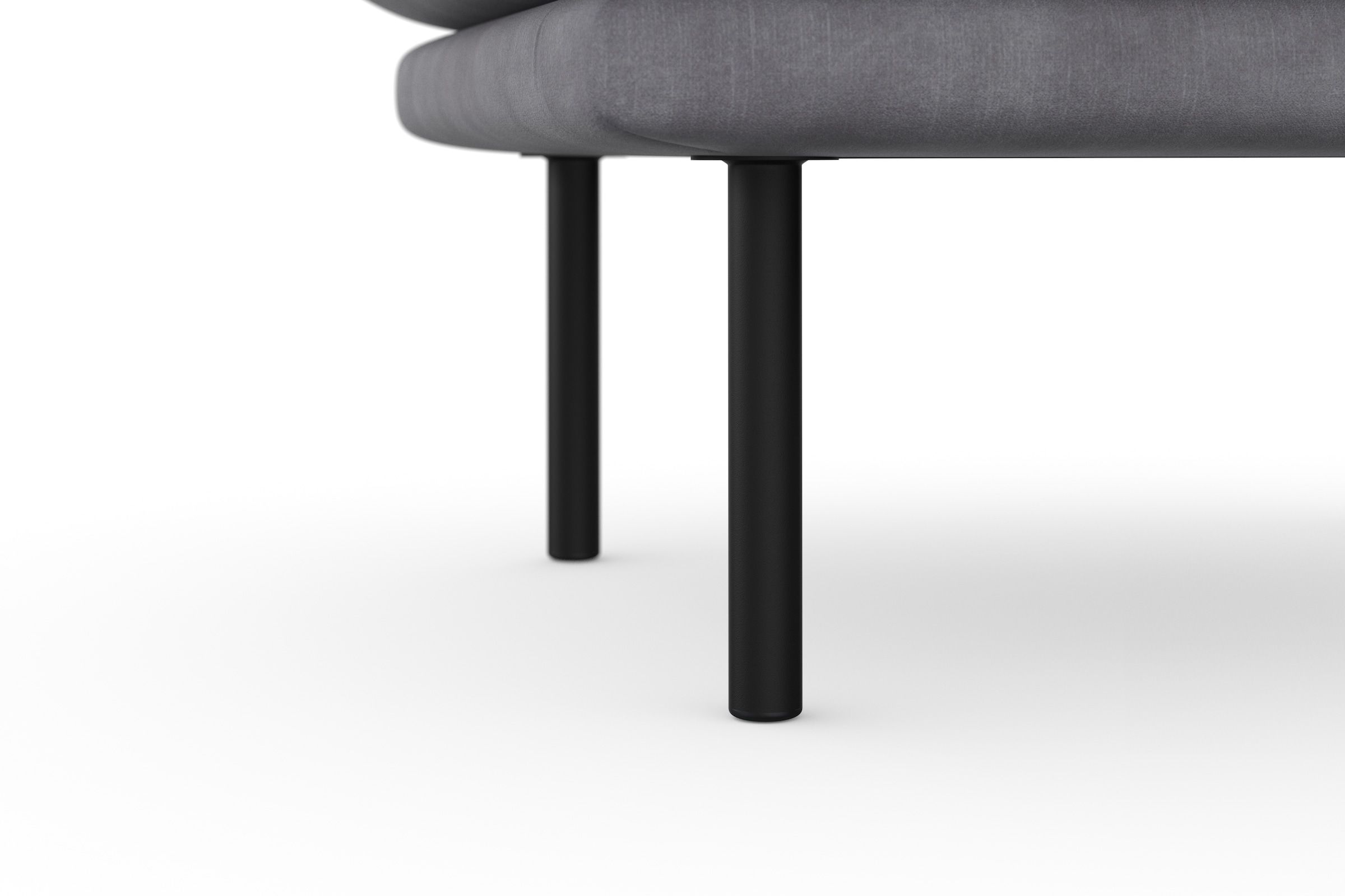 andas Polsterhocker »Stine«, Besonderes Design durch Kissenoptik und Keder, by Morten Georgsen