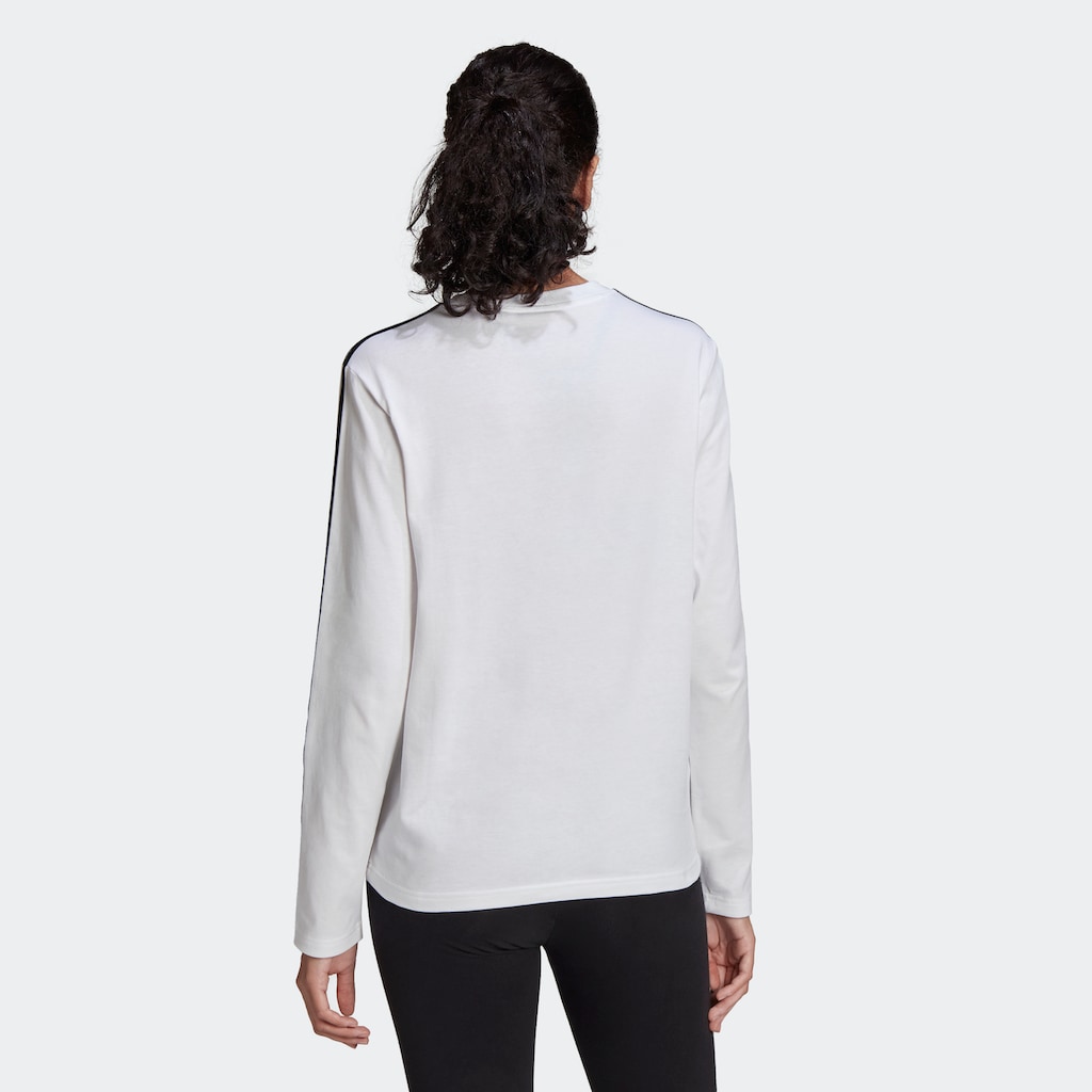 adidas Sportswear Langarmshirt »ESSENTIALS 3STREIFEN LONGSLEEVE«