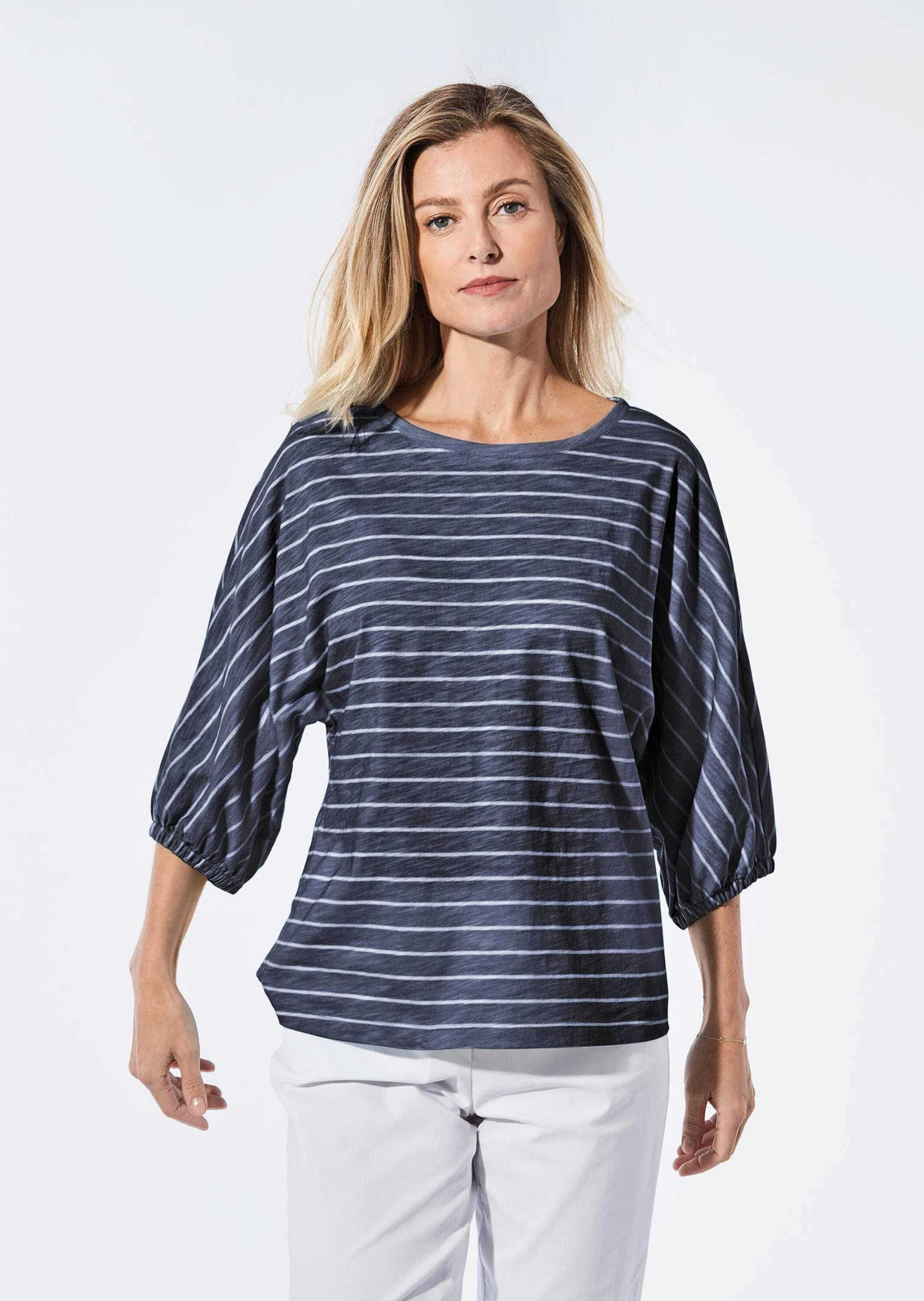GOLDNER Kurzarmshirt »Shirt Shirt aus Effektgarn«