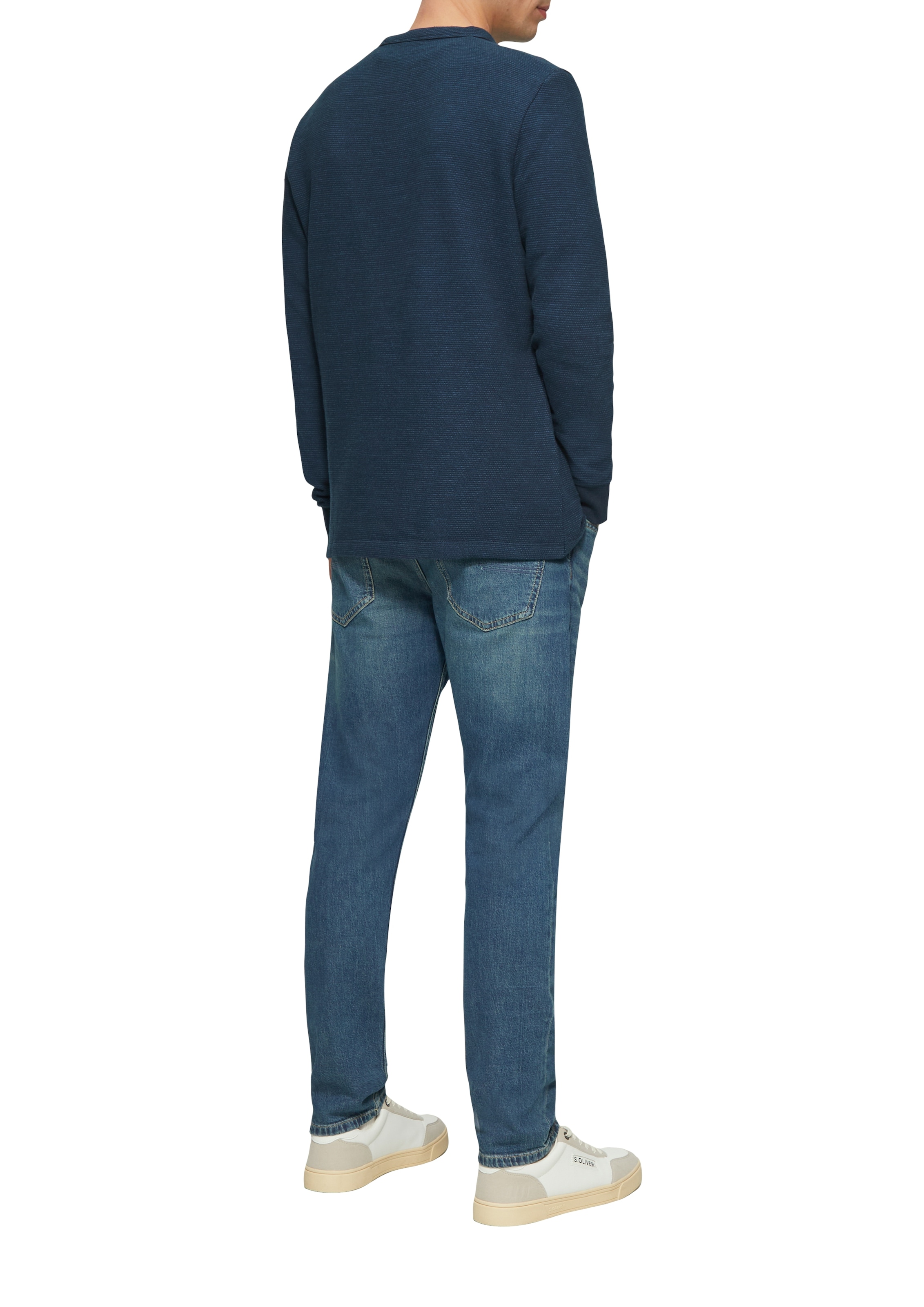 s.Oliver Longsleeve, mit Logo Stickerei