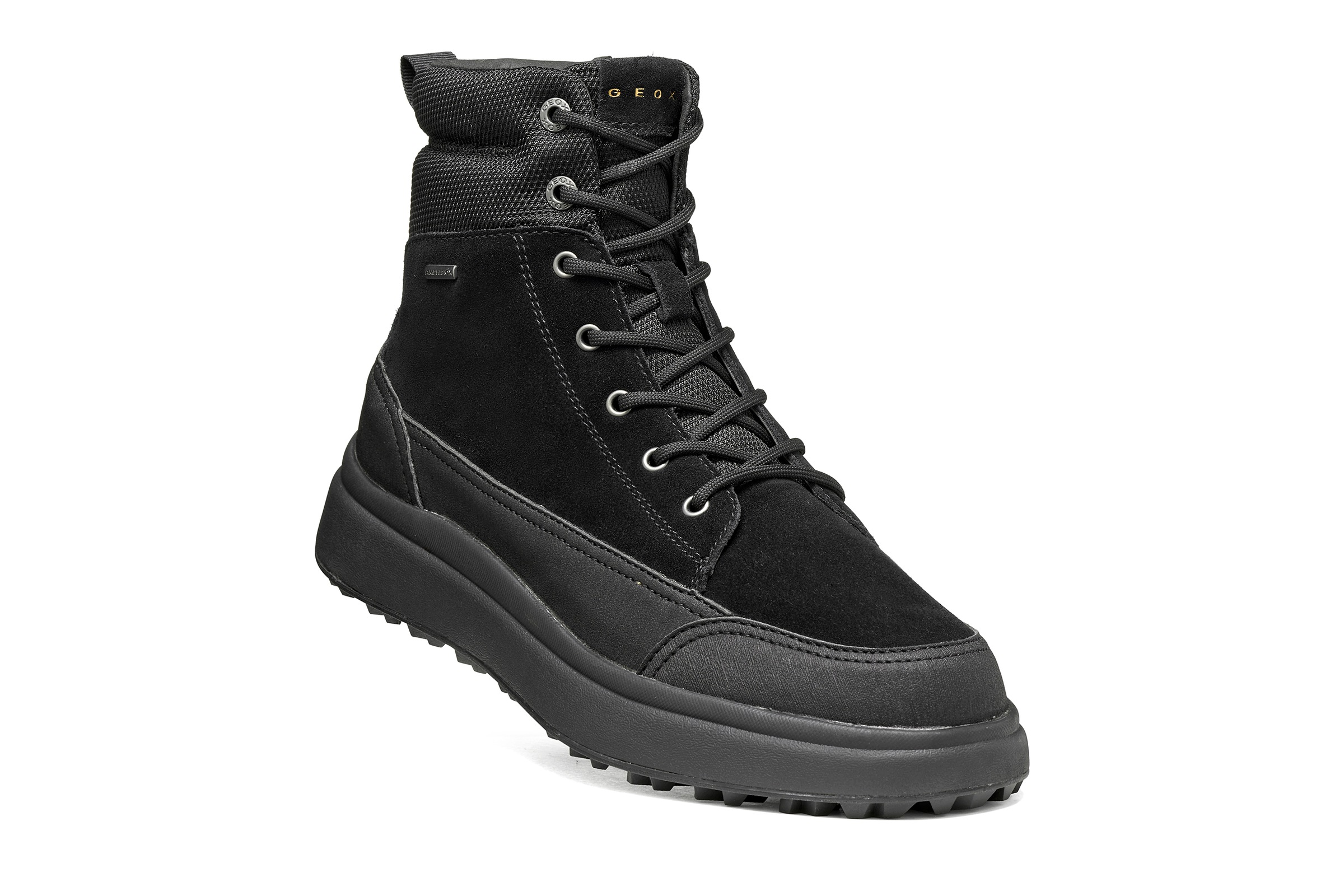 Geox Winterboots »U GRANITO + GRIP B A«  sportiver Winterstiefel, Schnürboots mit Warmfutter