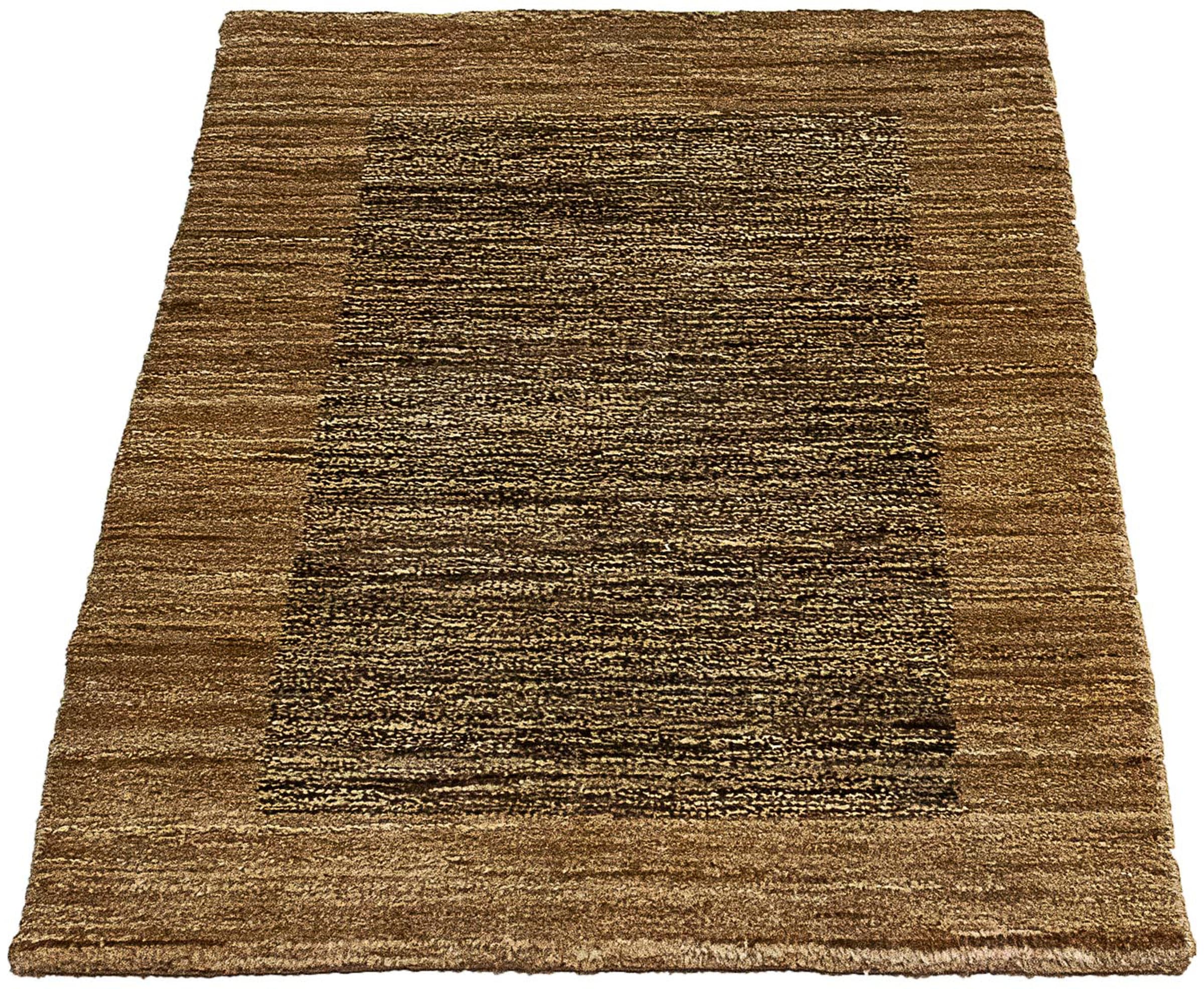 morgenland Wollteppich »Gabbeh - rechteckig, 59 mit - Indus Handgeknüpft, OTTO - Einzelstück cm bei 90 Zertifikat mehrfarbig«, x Wohnzimmer