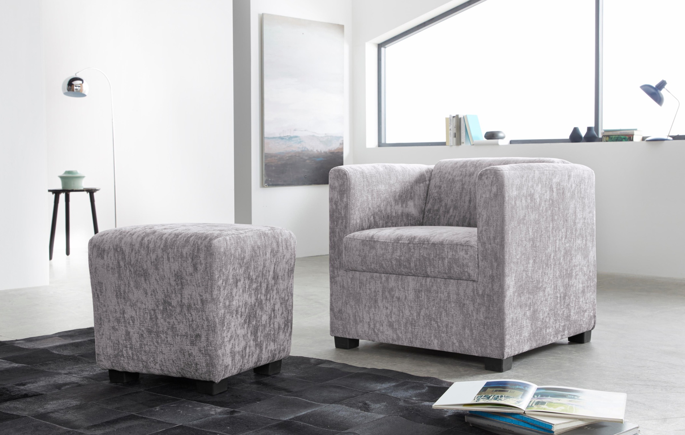 INOSIGN Sessel »Bob Cocktailsessel, Clubsessel, Loungesessel«, in verschiedenen modernen Farben und Qualitäten