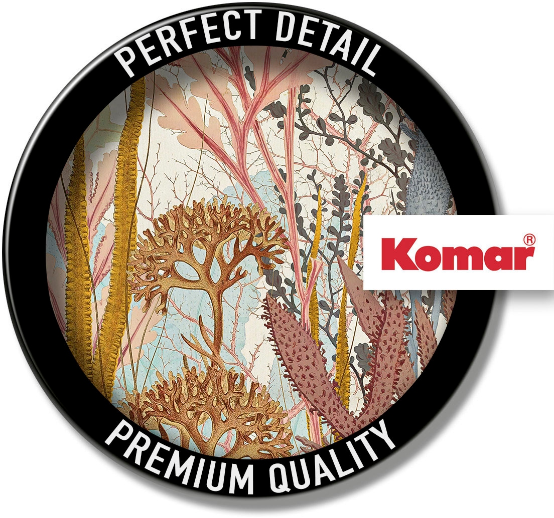 Komar Vliestapete »Digitaldruck Vlies - Catchy Corals - Größe 200 x 250 cm«, bedruckt, Wohnzimmer, Schlafzimmer