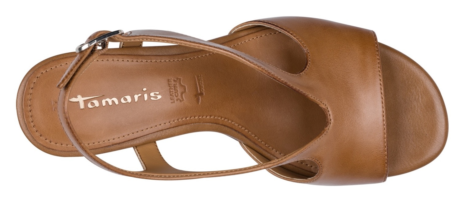 Tamaris Sandalette  Partyschuh, Businessschuh mit raffinierter Absatzgestaltung