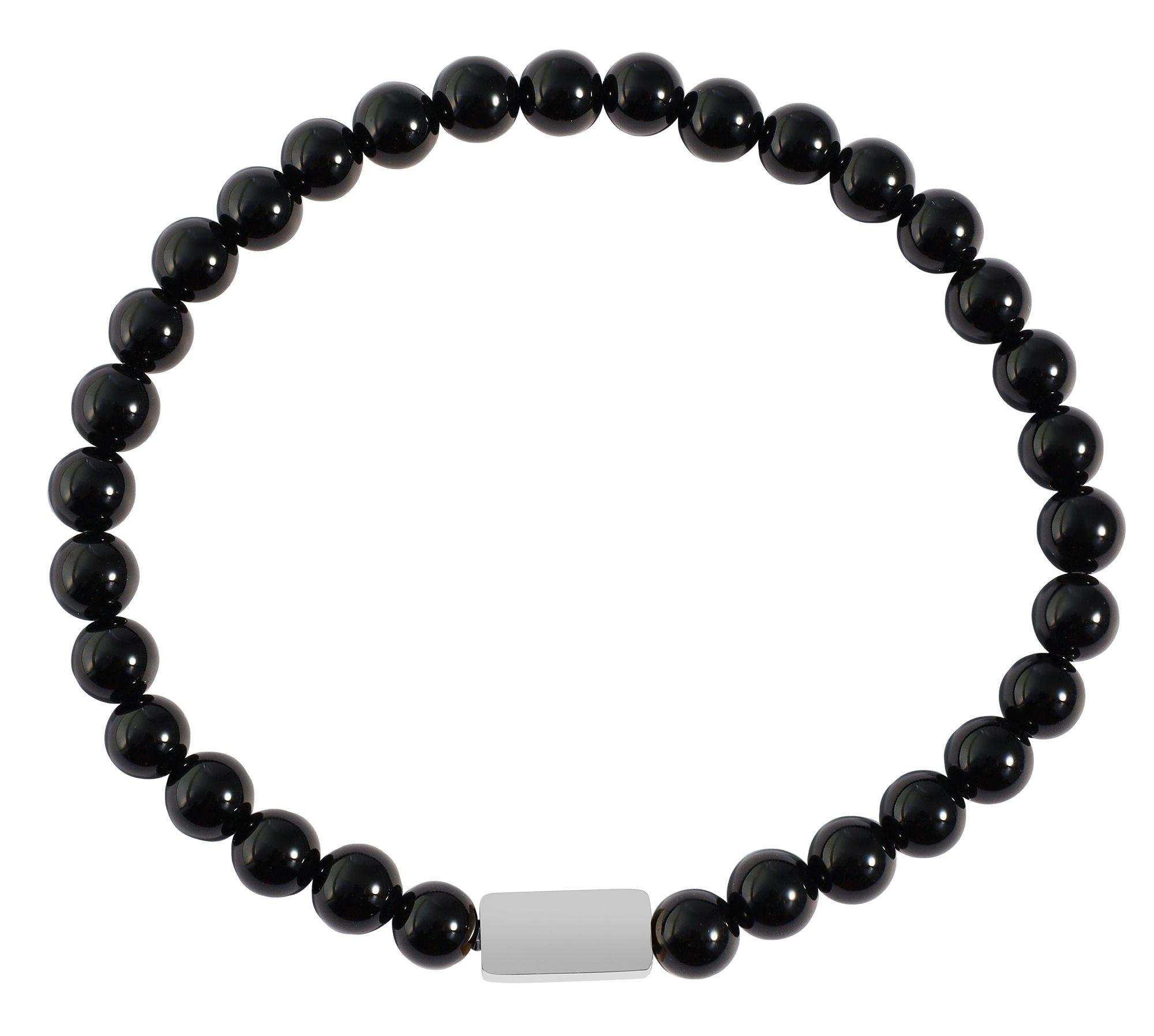 Adelia´s Armband »Edelstahl Armband Kugelarmband mit Perle und Onyx«