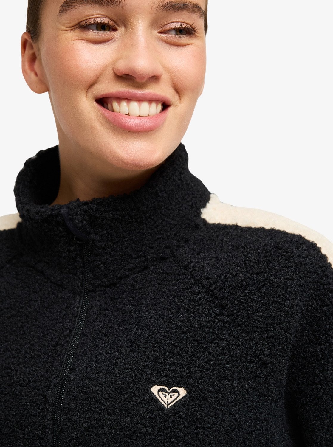 Roxy Fleecejacke »BOUNDLESHORT SLEEVE SPIRIT SOLID ZIP« Langarm, aus Polyester