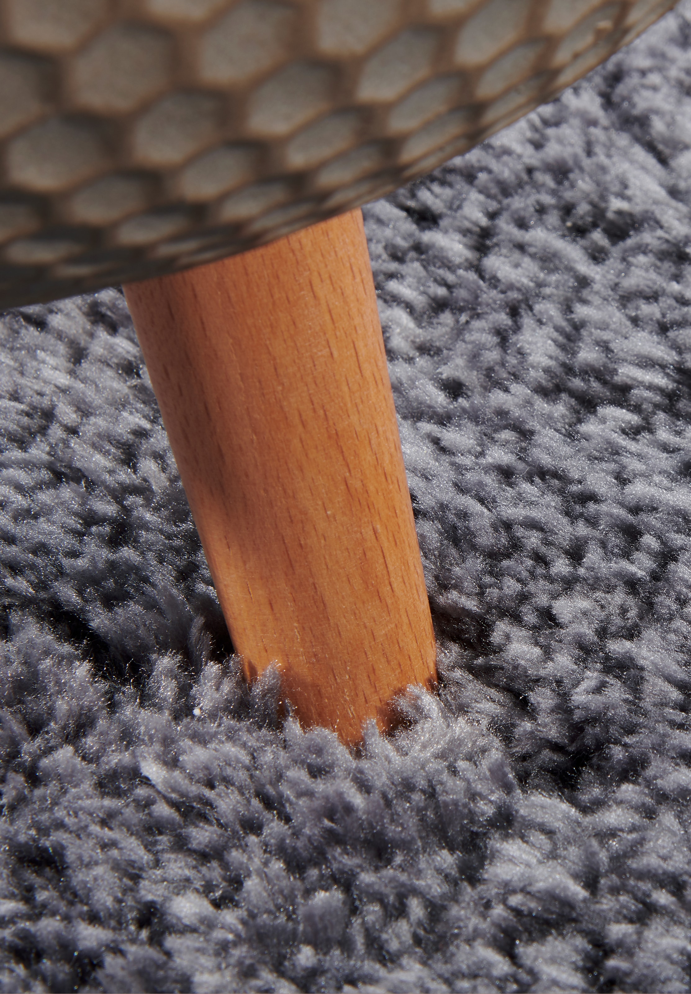 HANSE Home Hochflor-Teppich »Olaf«, rechteckig, 38 mm Höhe, Langflor, Shaggy, einfarbig, flauschig, weich, glänzend, modern, uni