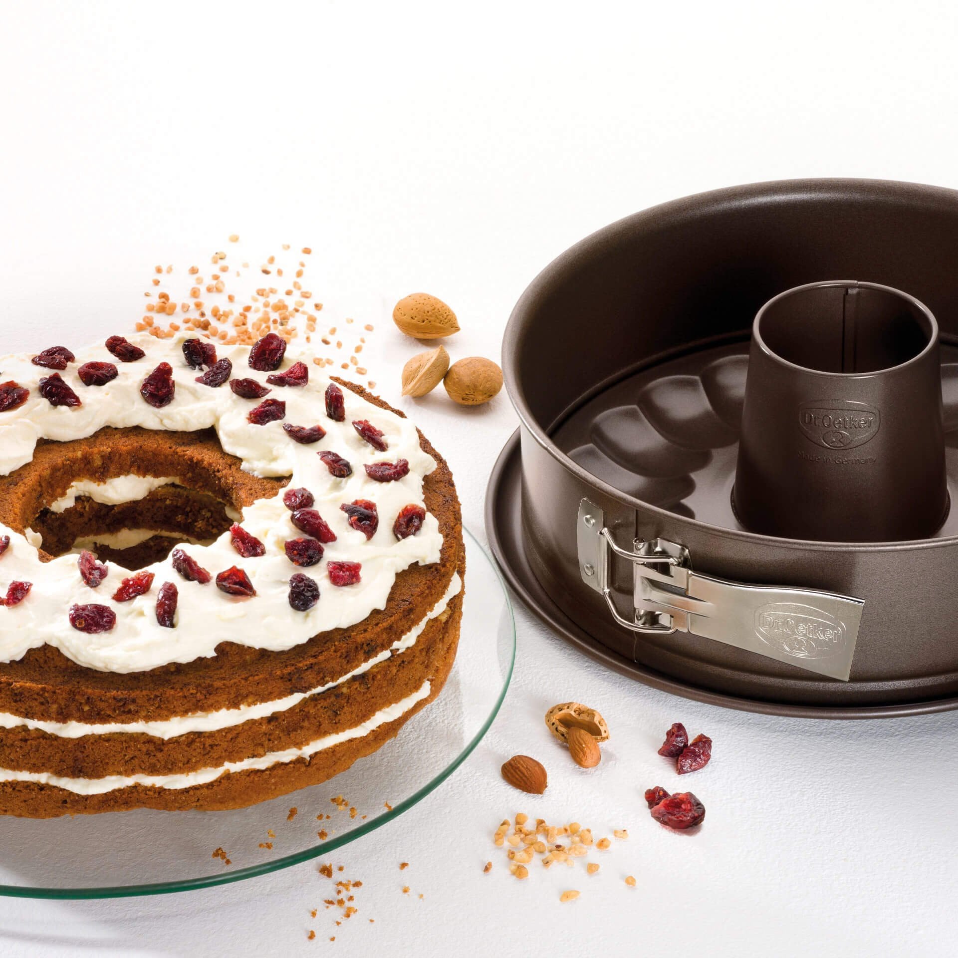 Dr. Oetker Küchenhelfer Springform »Back-Edition, mit Servier- & Rohrboden«