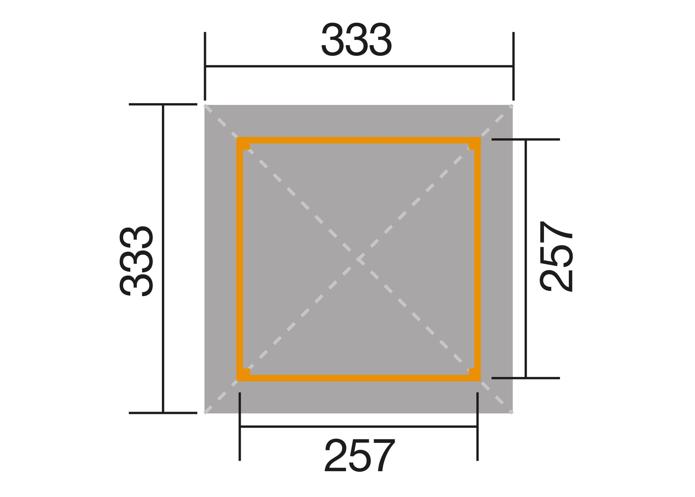 weka Pavillon »Gartenoase 651 Gr.2, inkl. roten Dachschindeln«, 19 mm Massivholzdach