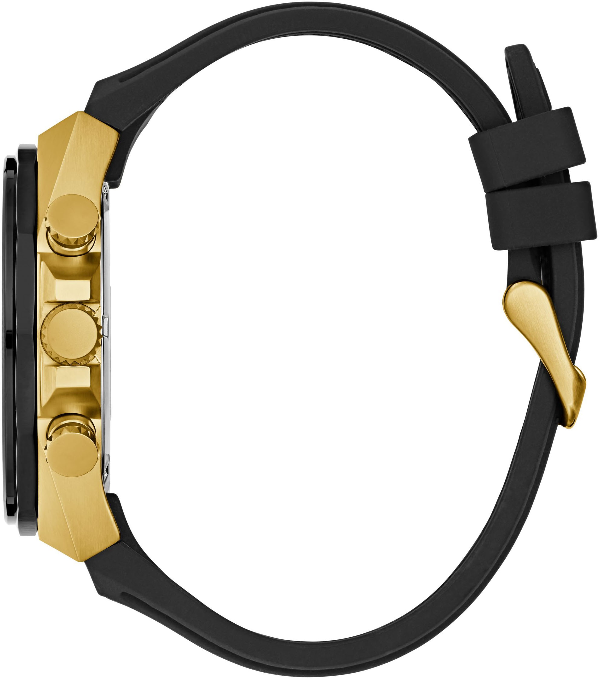 Guess Multifunktionsuhr »D1« Quarzuhr, Armbanduhr, Herrenuhr, Datum, Wochentag, Silikonarmband