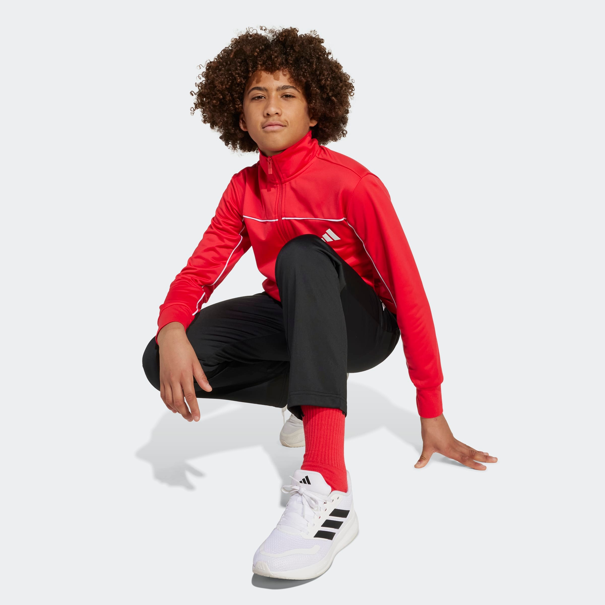 adidas Sportswear Trainingsanzug »J CP TR TS« 2 Stk. für Kinder und Teens, zweiteiliges Set, mit Stehkragen