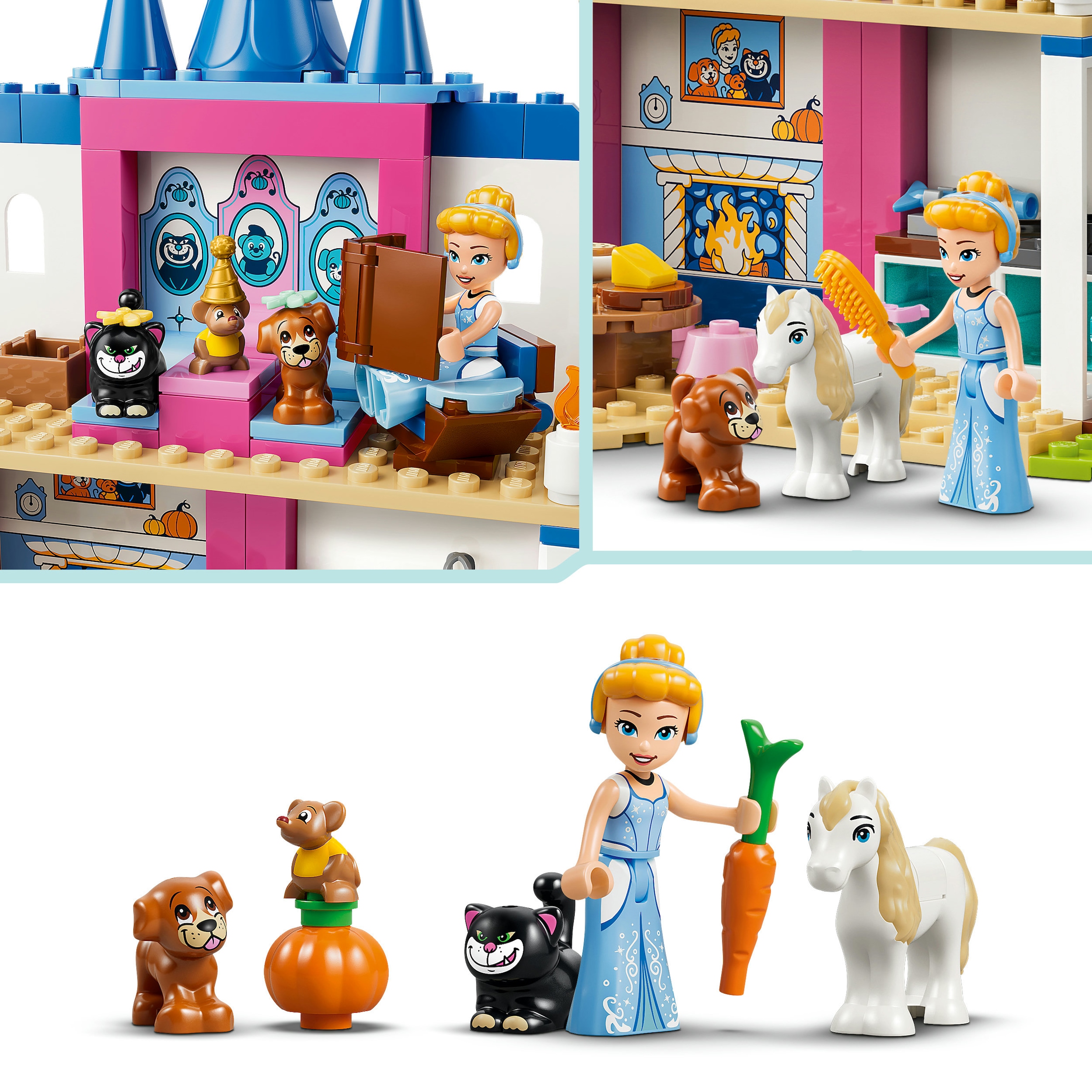 LEGO® Konstruktionsspielsteine »Cinderellas Tierpalast (43283), LEGO Disney Princess« Made in Europe