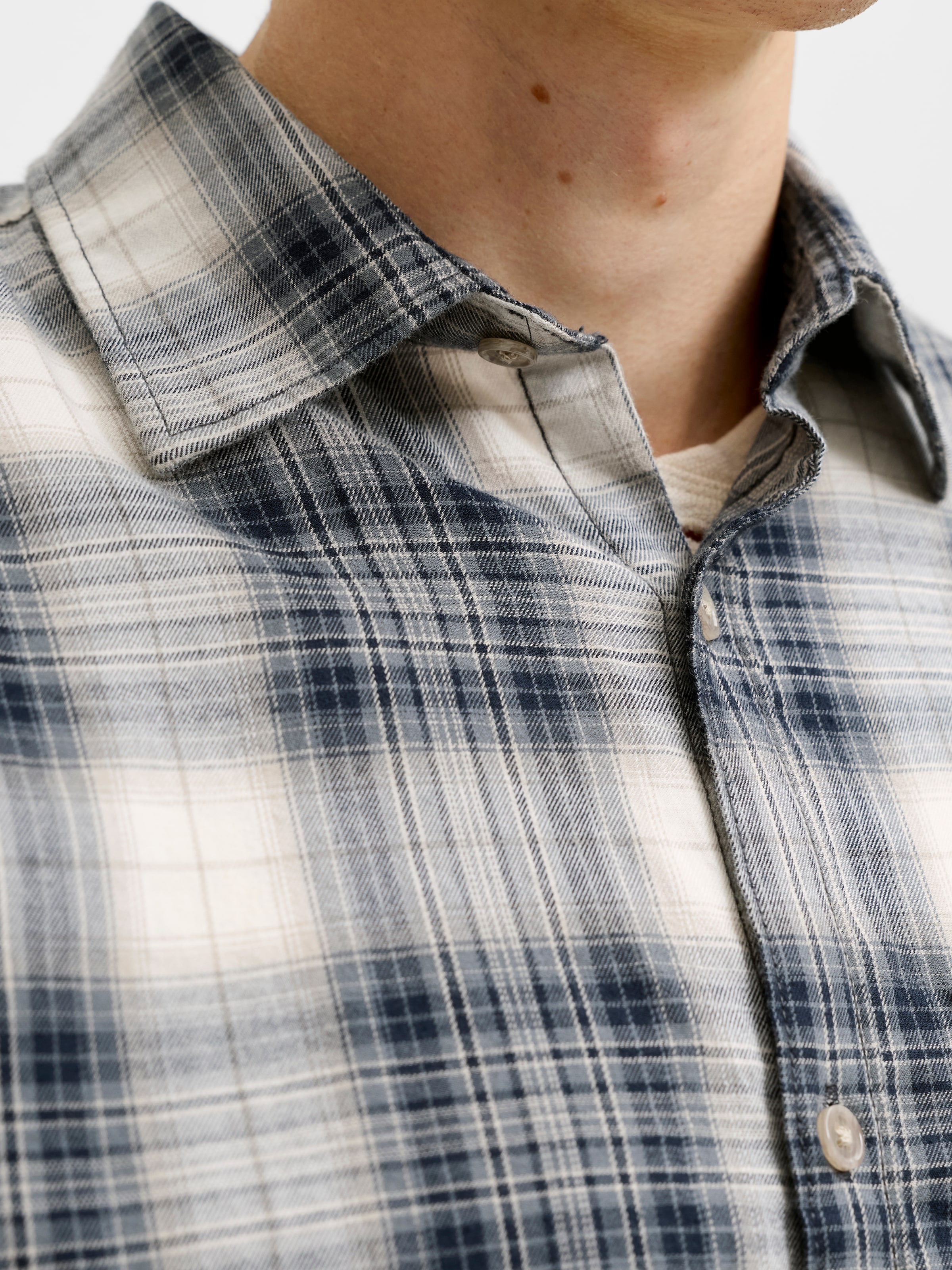 Jack & Jones Langarmhemd »JJJAMES FLANNEL SHIRT L/S« Baumwolle, regular fit