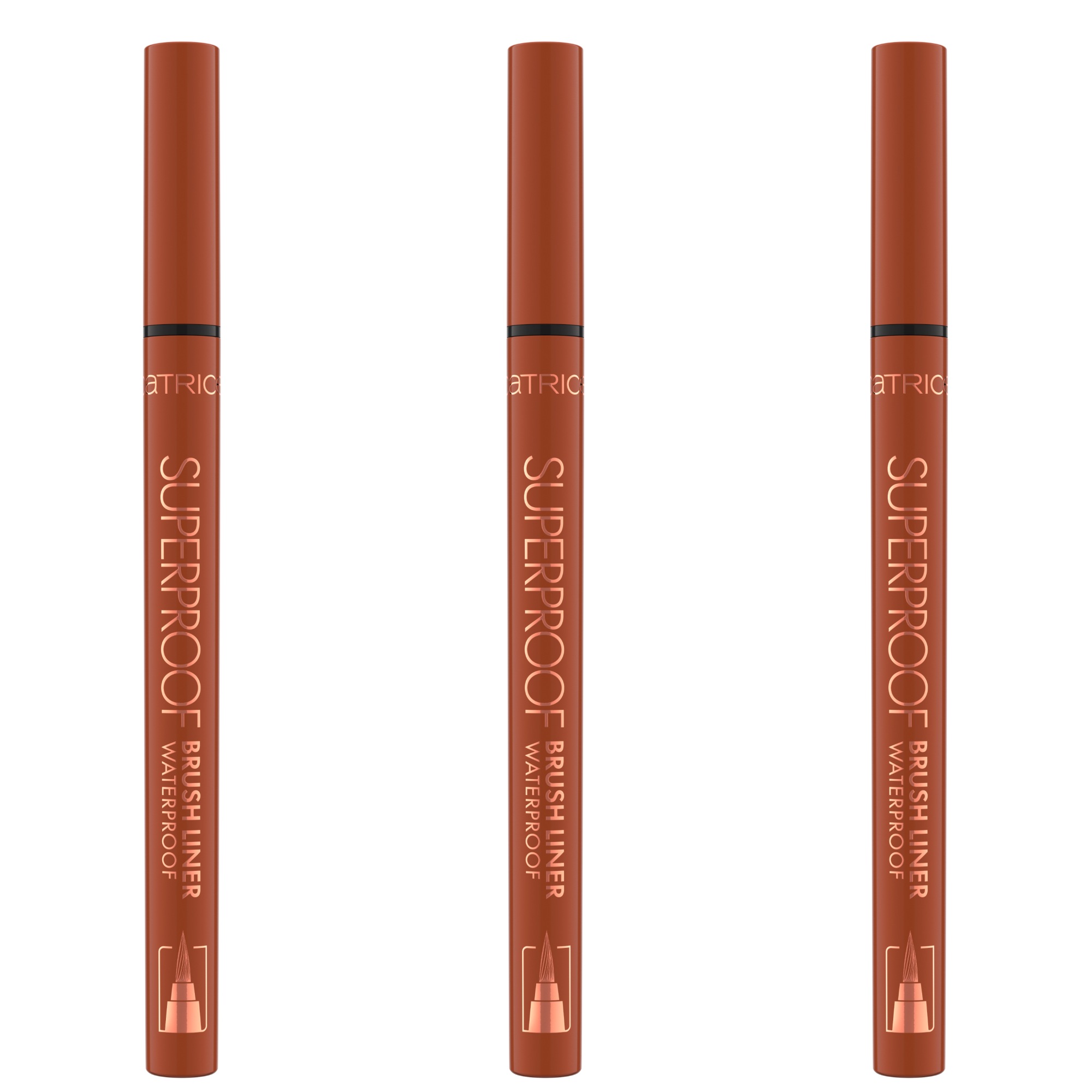 Catrice Eyeliner »Superproof Brush Liner Waterproof« Extrem wasserfest, präzise, satte Farbe, ideal für feine Linien.