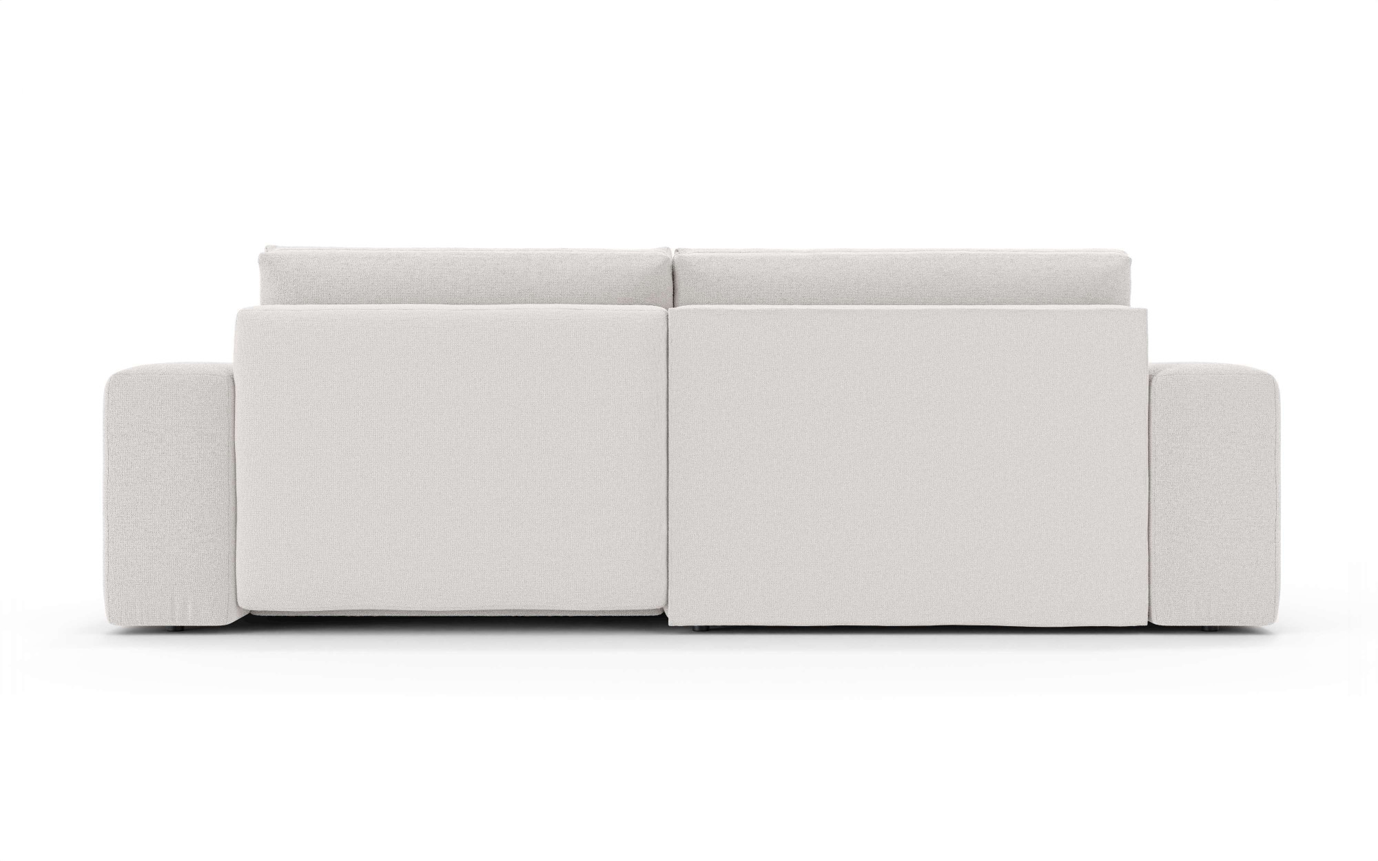 OTTO home Ecksofa »MATTS Schlafsofa mit Bettkasten, Maße B/T/H: 265/159/89 cm« L-Form mit Recamiere rechts oder links, hoher Sitzkomfort