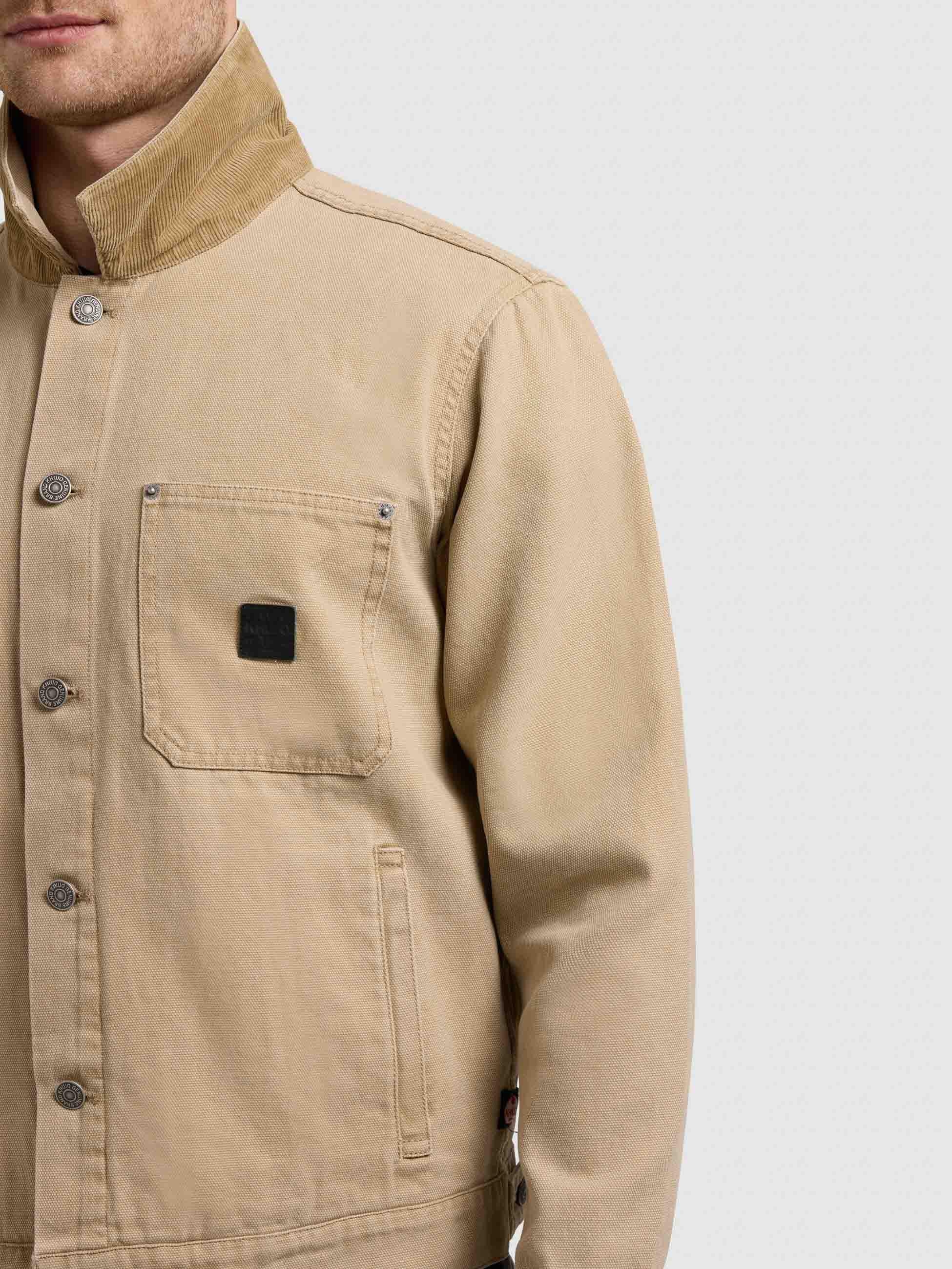 khujo Jeansjacke »Jeansjacke Ronny« ohne Kapuze Herren Denim-Jacke mit Brusttaschen