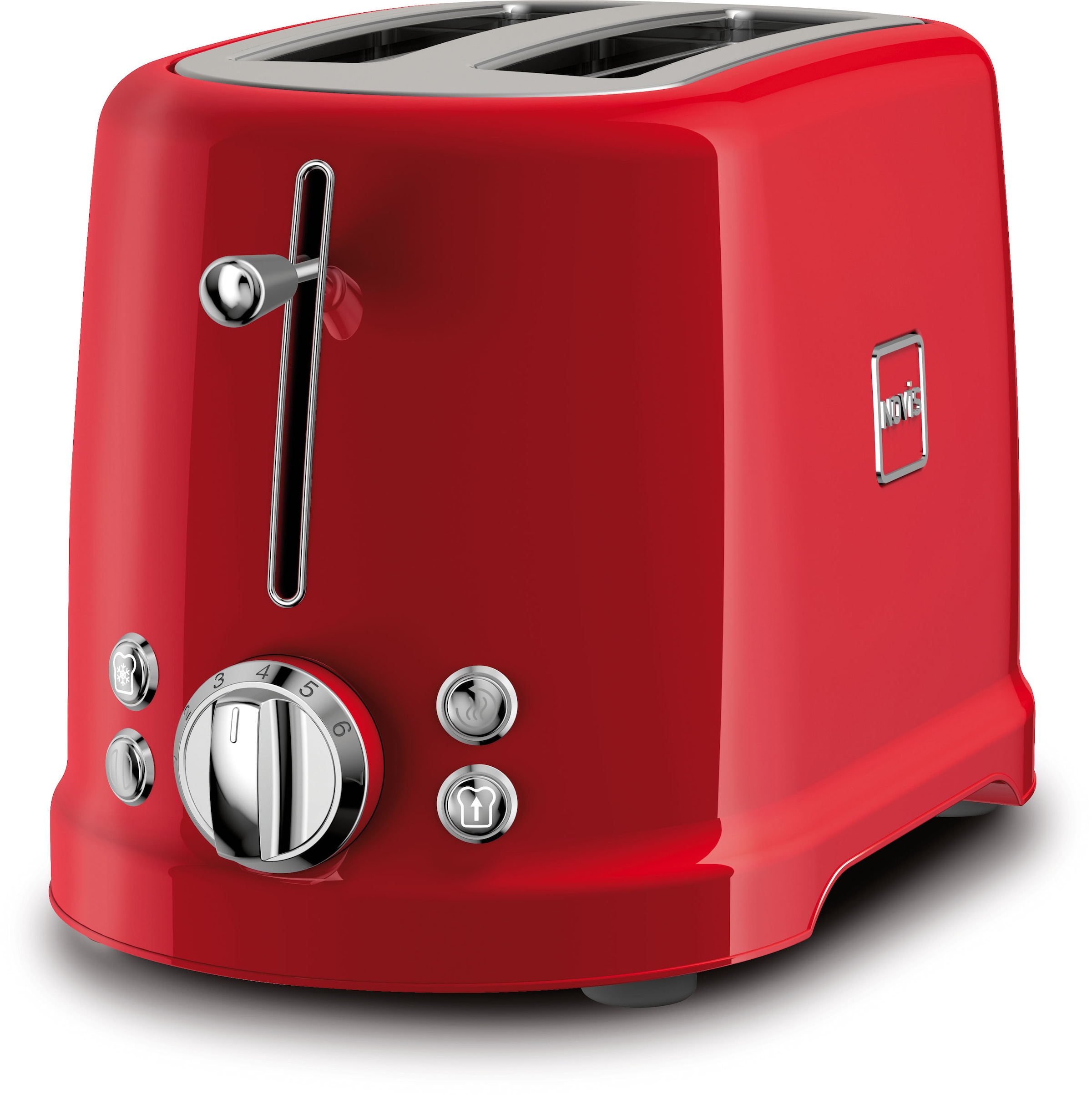 NOVIS Toaster »T2 rot«, 2 kurze Schlitze, 900 W