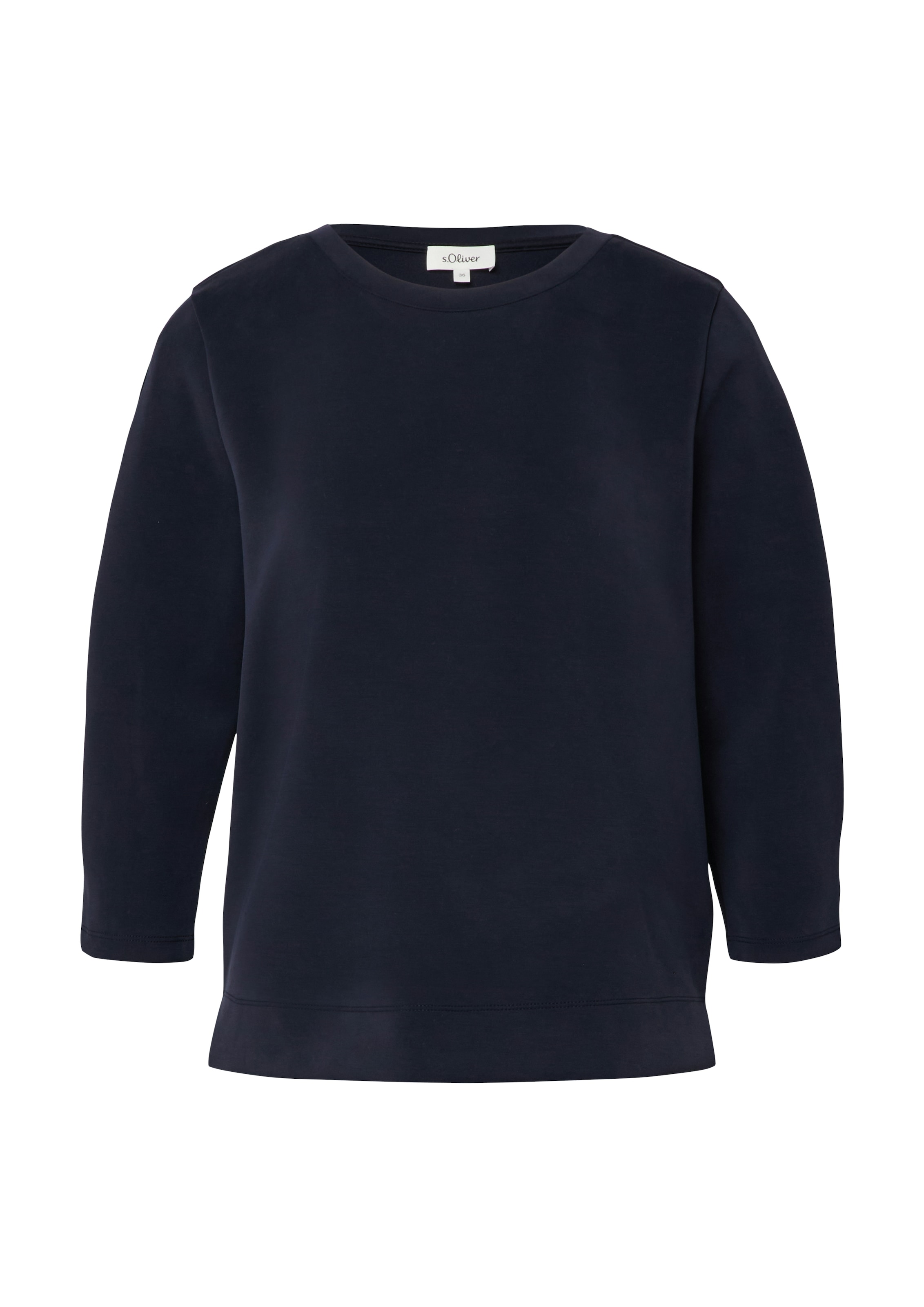 s.Oliver Sweatshirt , 3/3-Arm mit Stretch
